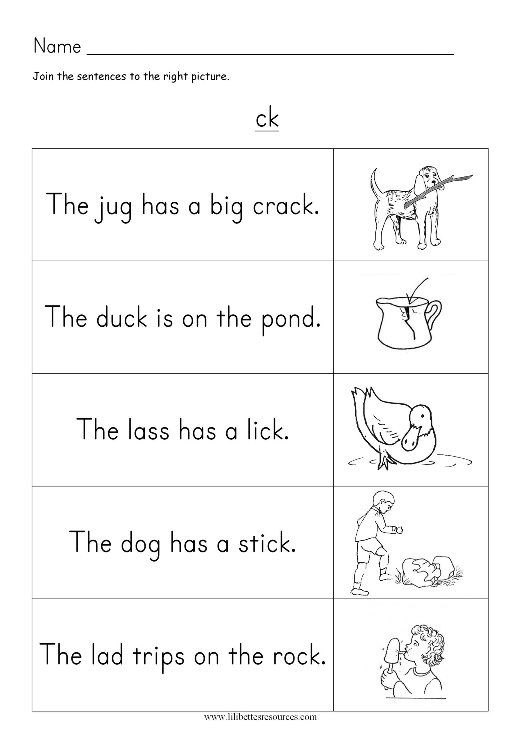 Ck Phonics Worksheets SOUND IT OUT PHONICS