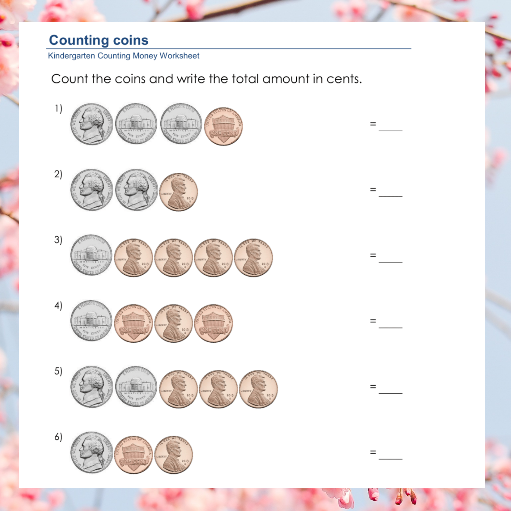 Coin Counting Adventures Kindergarten Worksheets For Mastering Money Skills Made By Teachers Coin Counting Adventures Kindergarten Worksheets For Mastering Money Skills Made By Teachers