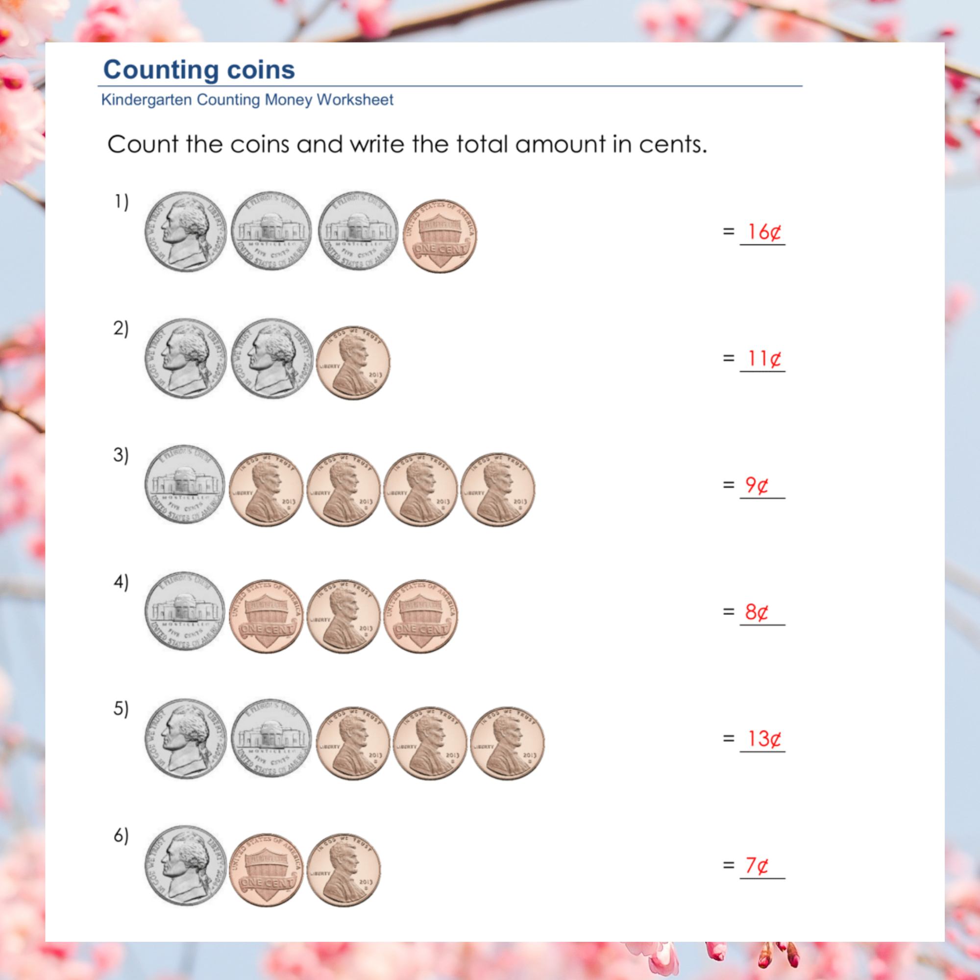 Coin Counting Adventures Kindergarten Worksheets For Mastering Money Skills Made By Teachers
