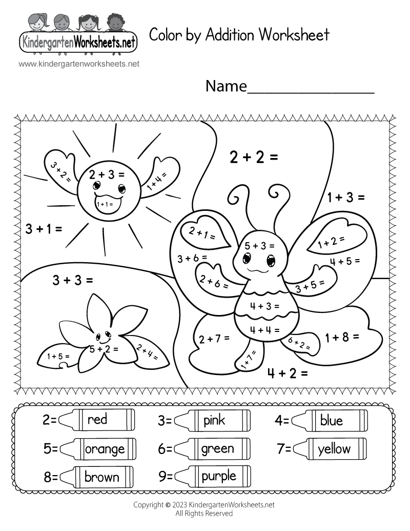 kindergarten addition worksheets pdf kindergarten addition worksheets pdf