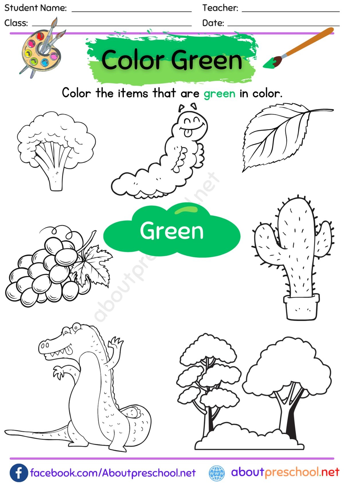 Color Green Worksheet For Preschool 22 Green Activities Color Activities Kindergarten Preschool Colors
