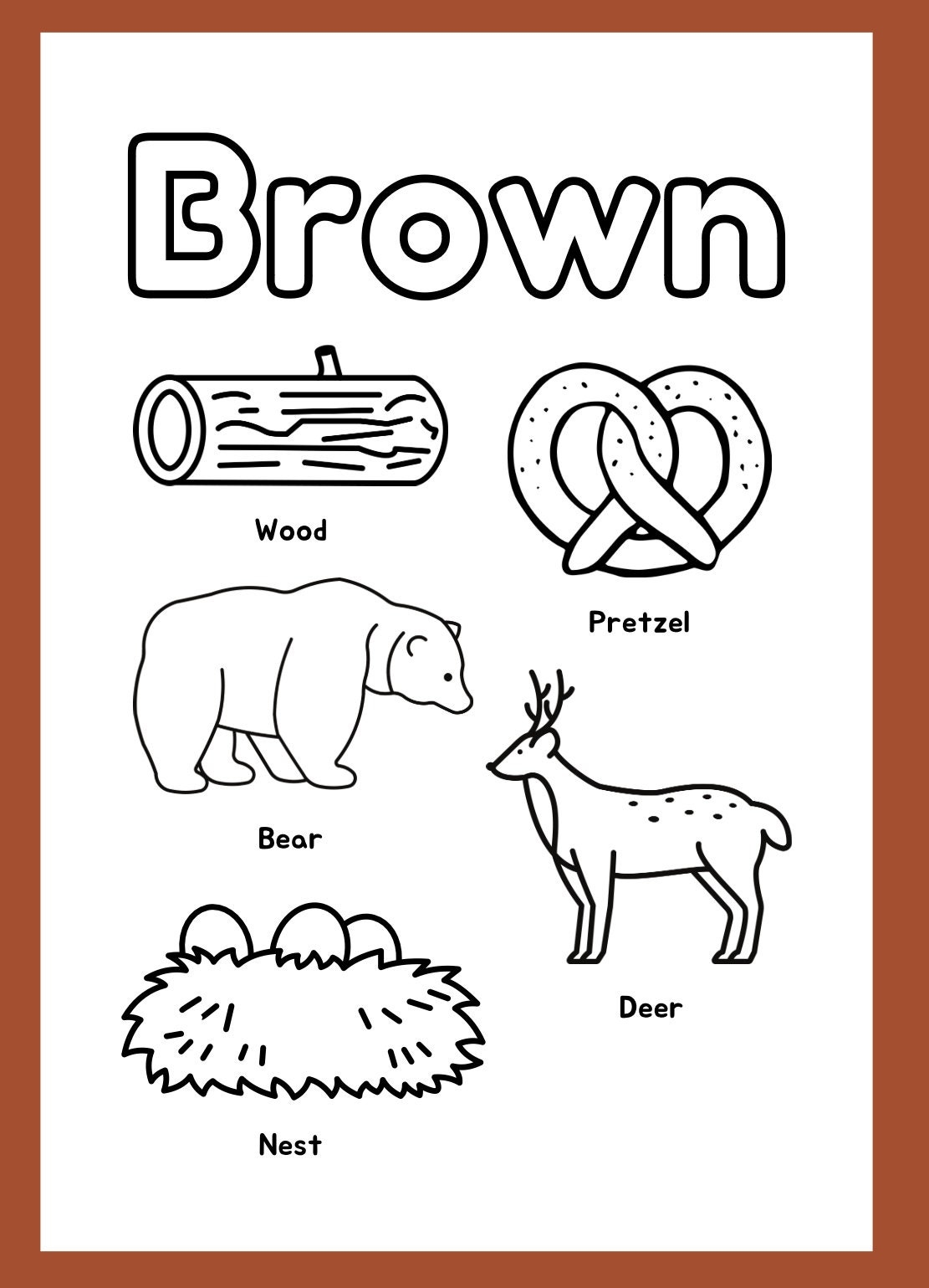 Color Sorting Images To Colors Color Sheets Identification Of Colors And Shapes Homeschool Worksheet Preschool Worksheet kindergarten Etsy Finland