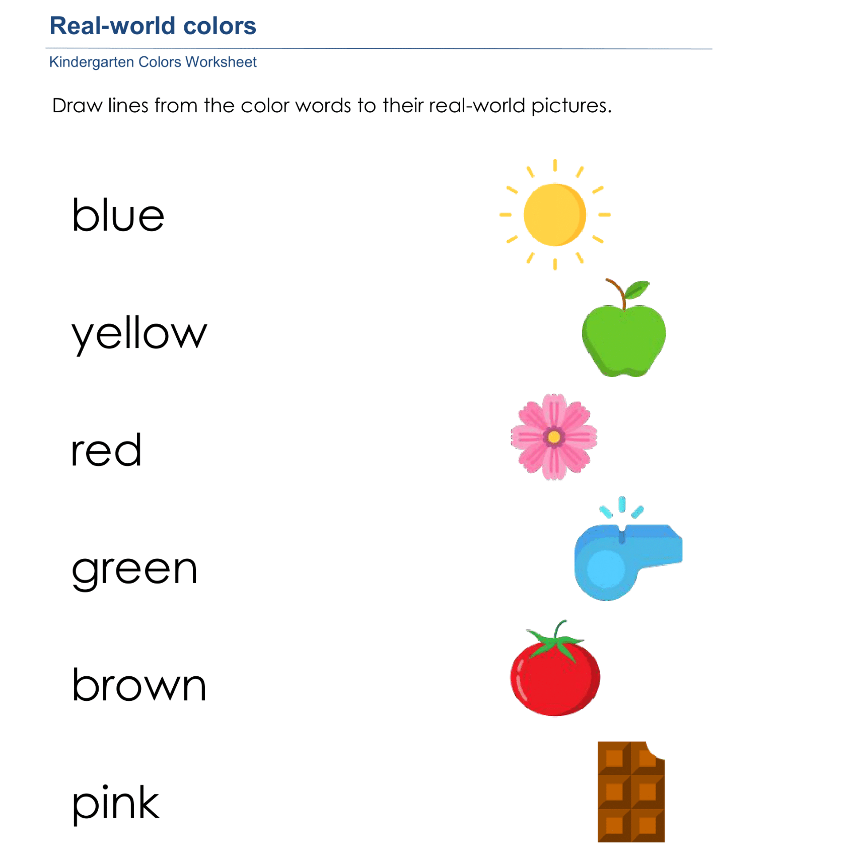 Color Word Match Kindergarten Worksheets For Color Recognition And Early Reading Skills Made By Teachers Color Word Match Kindergarten Worksheets For Color Recognition And Early Reading Skills Made By Teachers