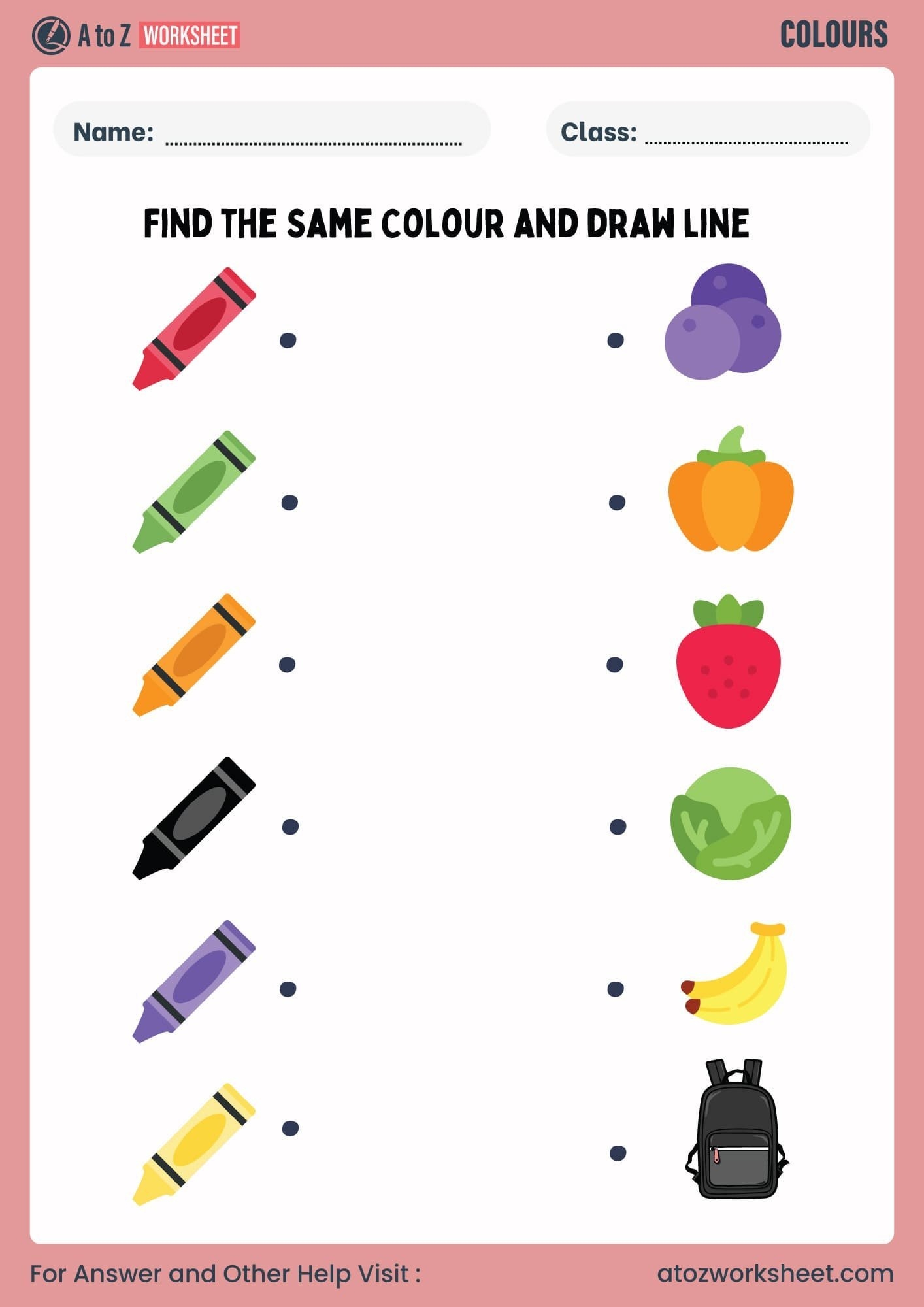 Colors Worksheet For Nursery And Kindergarten Free Printable PDF For Kids A To Z Worksheet Colors Worksheet For Nursery And Kindergarten Free Printable PDF For Kids A To Z Worksheet