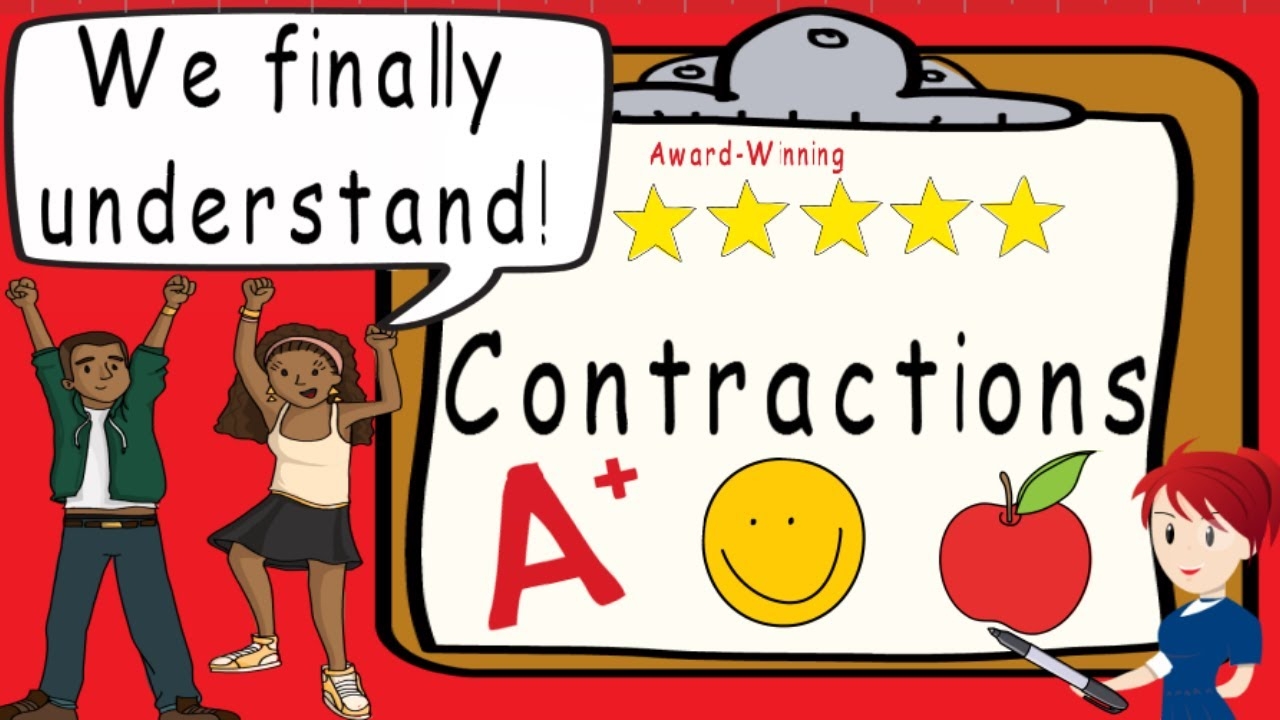 Contractions Award Winning Contractions Teaching Video What Is A Contraction Apostrophe YouTube Contractions Award Winning Contractions Teaching Video What Is A Contraction Apostrophe YouTube