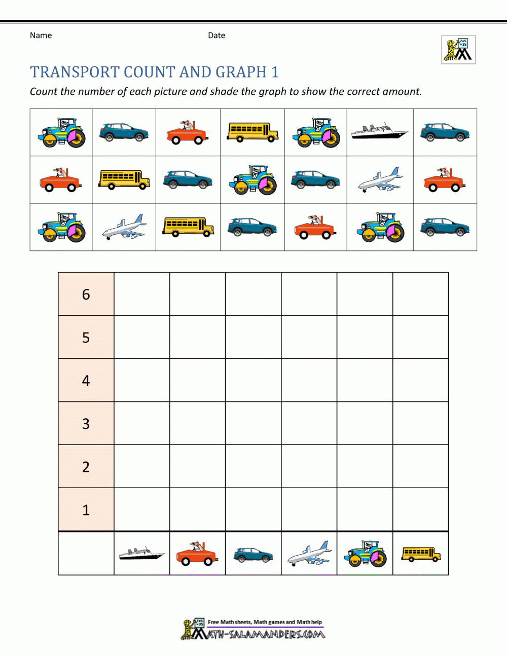 Count And Graph Worksheets Count And Graph Worksheets