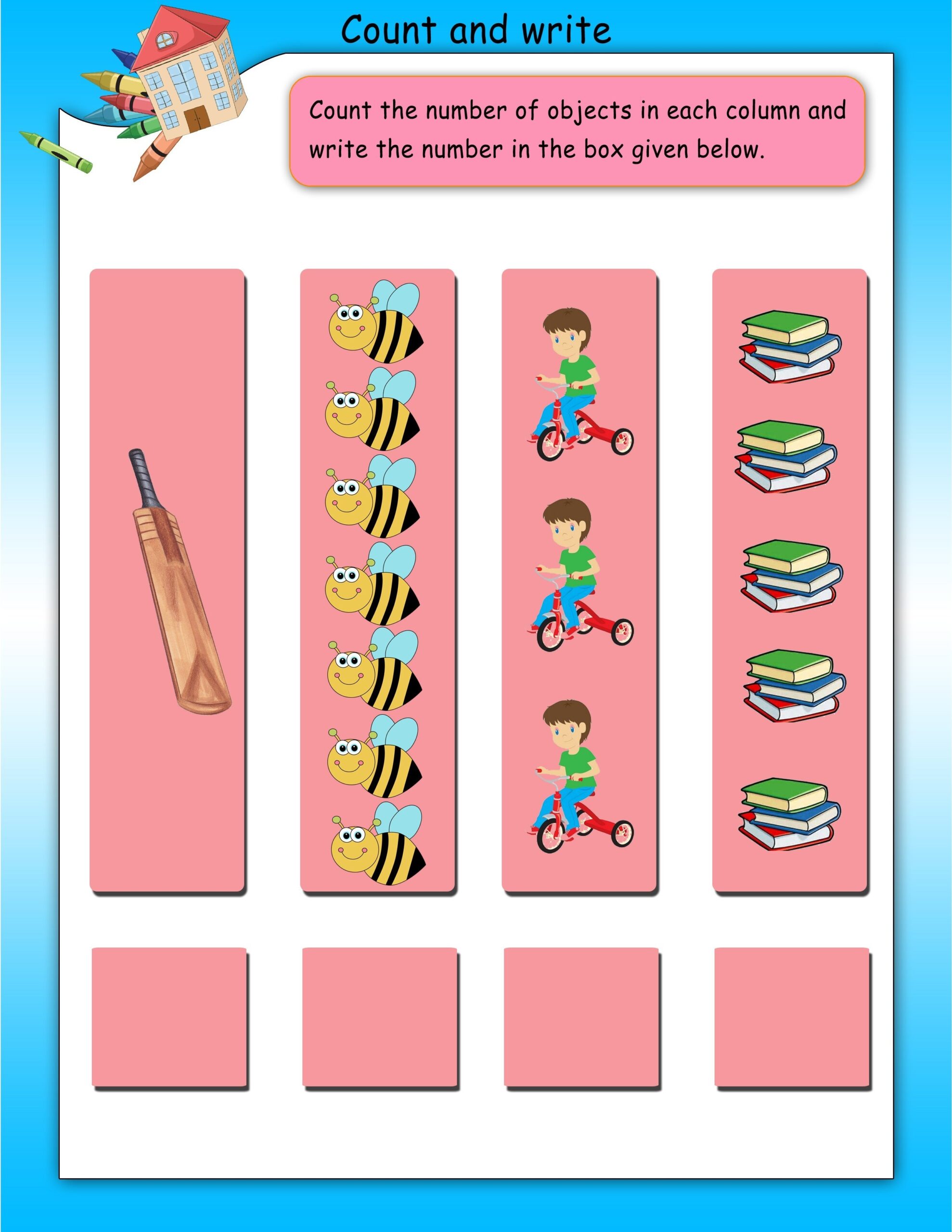 Count And Write Math Worksheets MathsDiary Worksheets Library