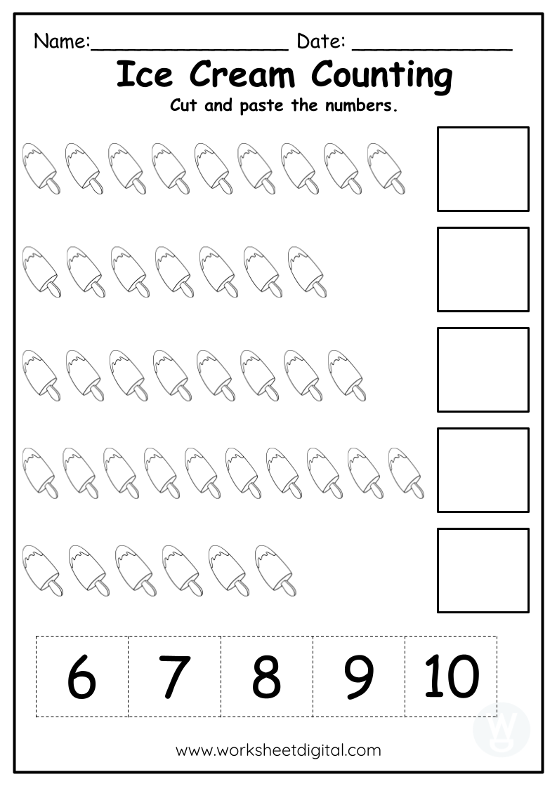 Counting To 10 Worksheet Digital 1 Teacher Made Resources Counting To 10 Worksheet Digital 1 Teacher Made Resources