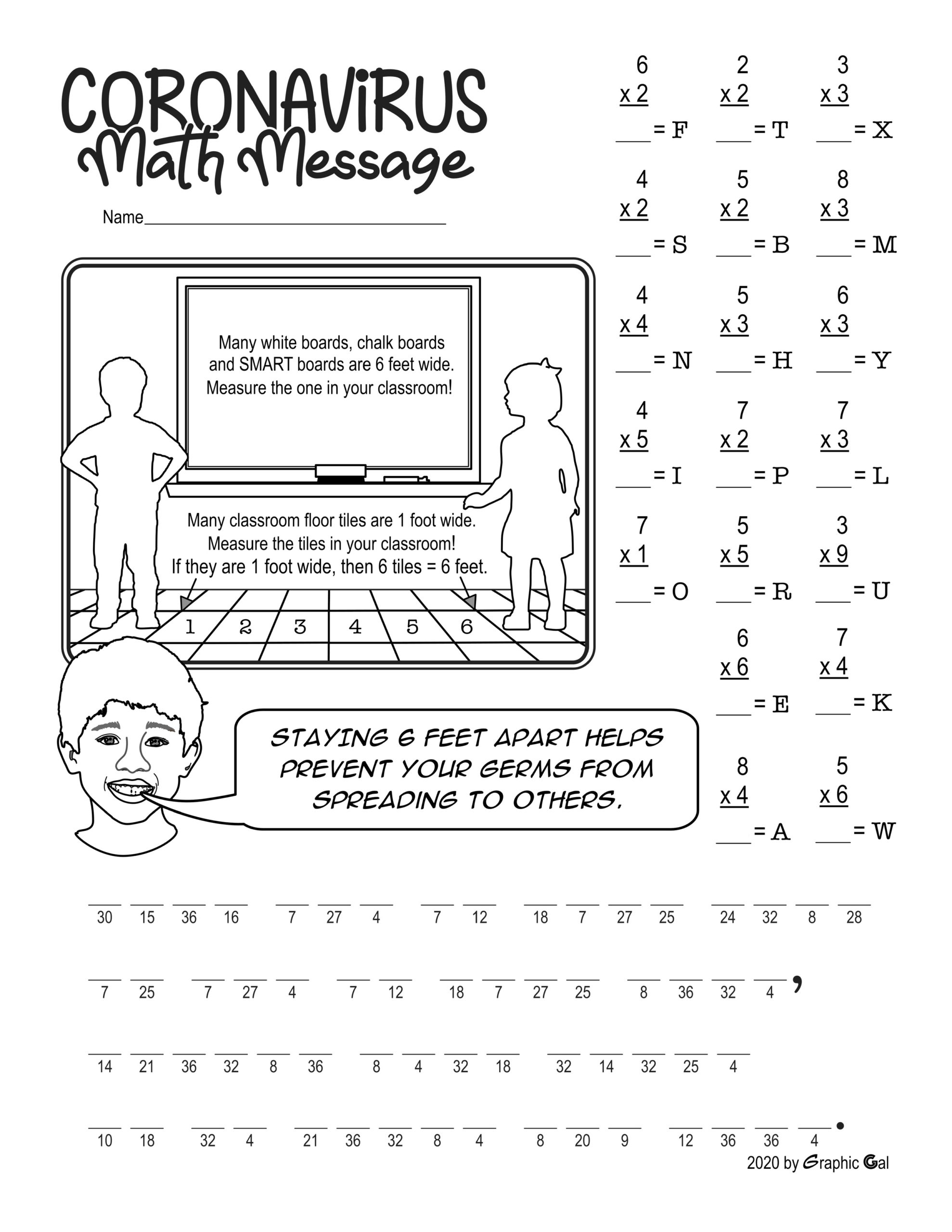 math mystery worksheets