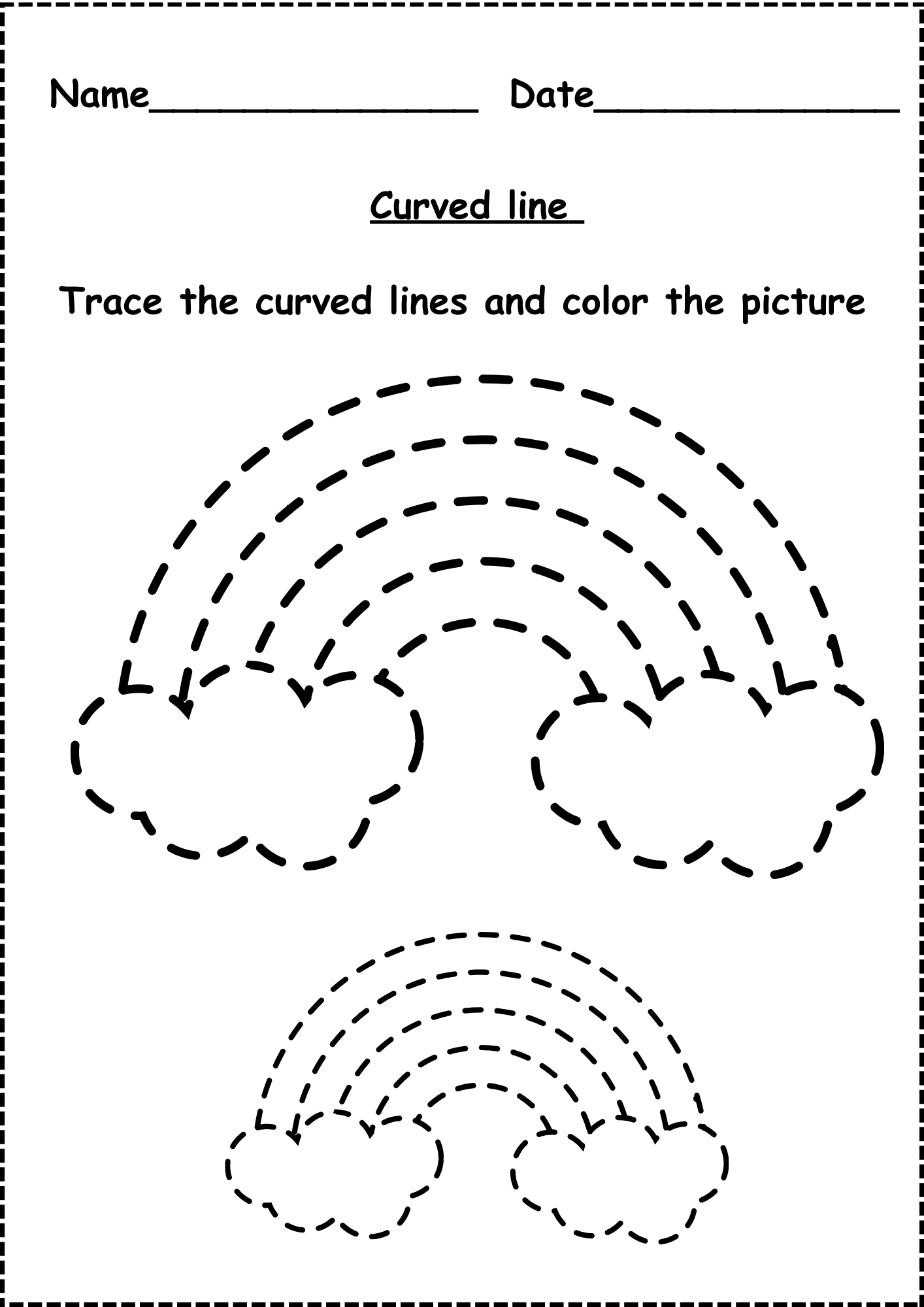 lines worksheets for kindergarten lines worksheets for kindergarten