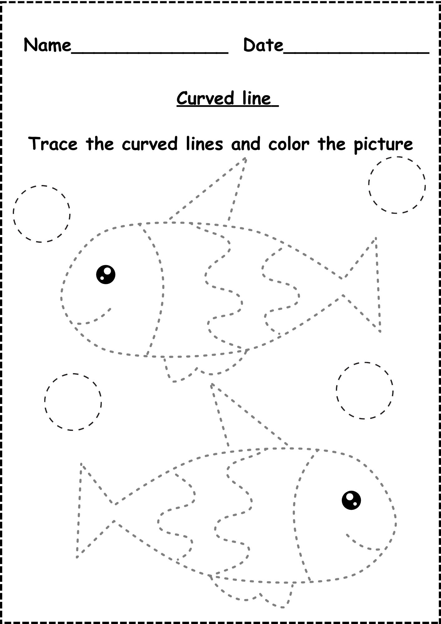 kindergarten art worksheets