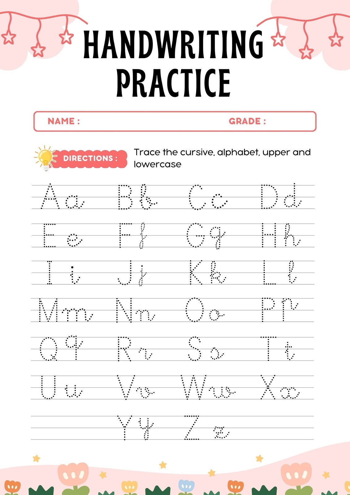 Customize 160 Handwriting Practice Worksheets Templates Online Canva