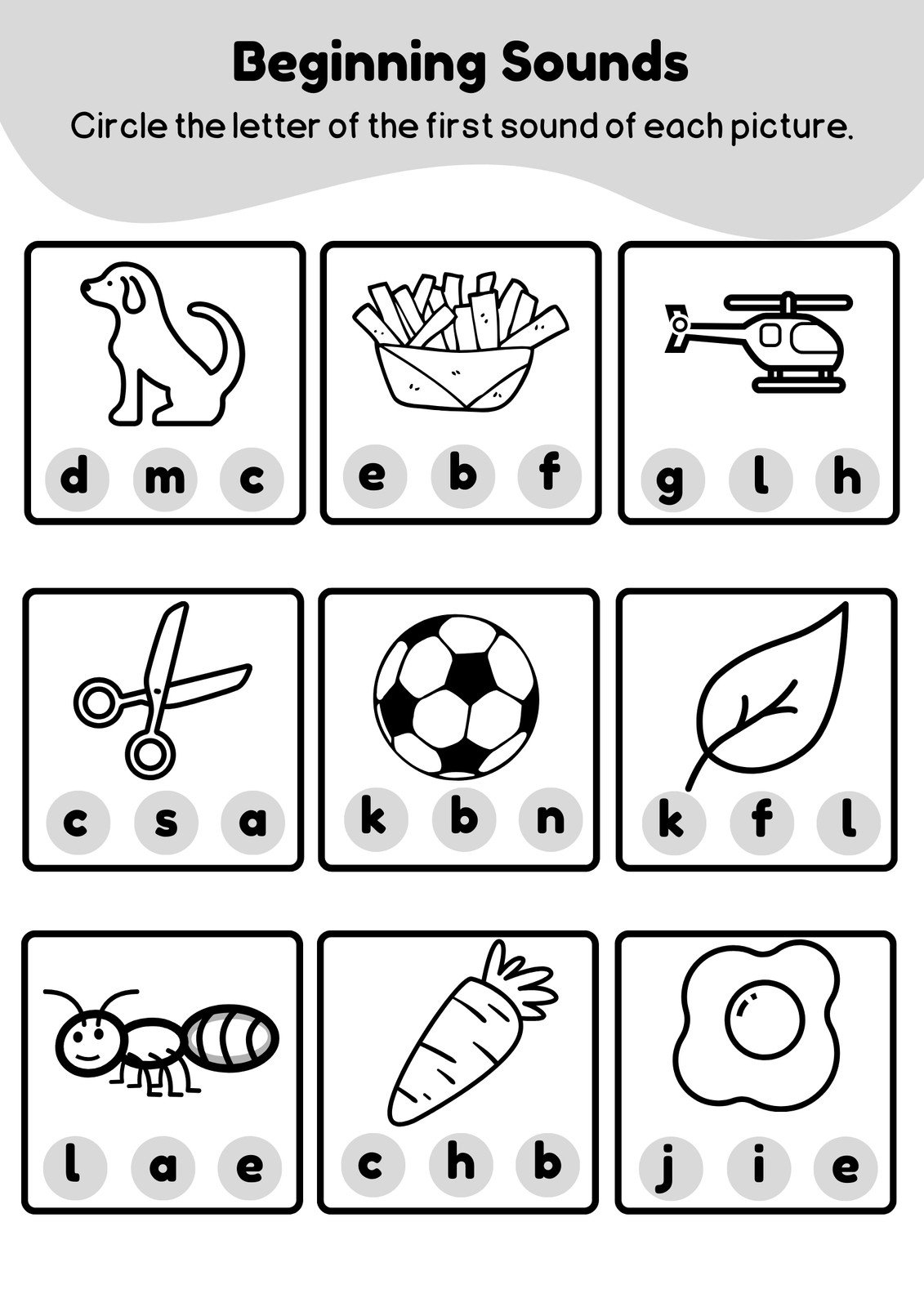 Customize 75 Kindergarten Beginning Sounds Worksheets Templates Online Canva