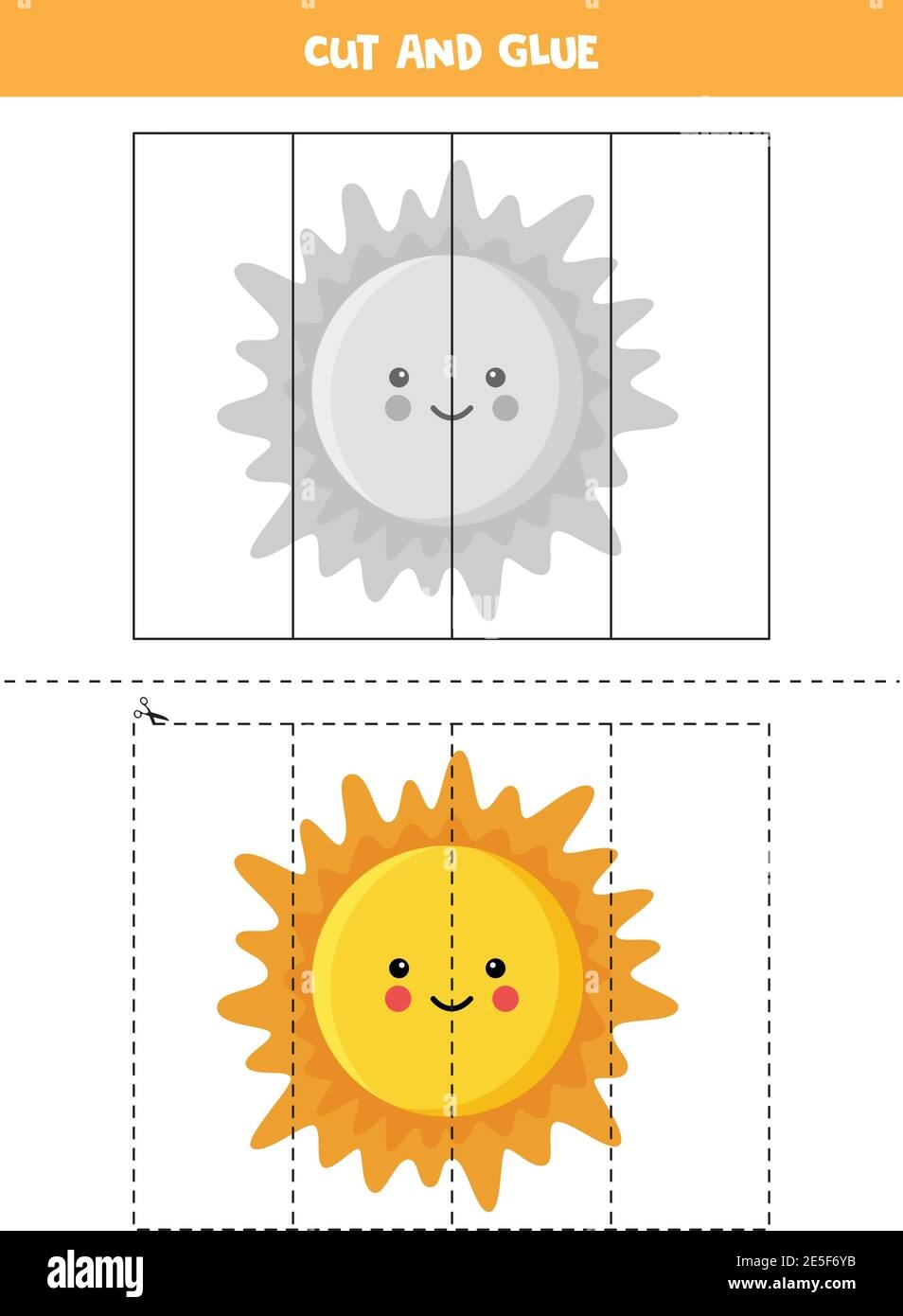 cut and glue worksheets for preschool