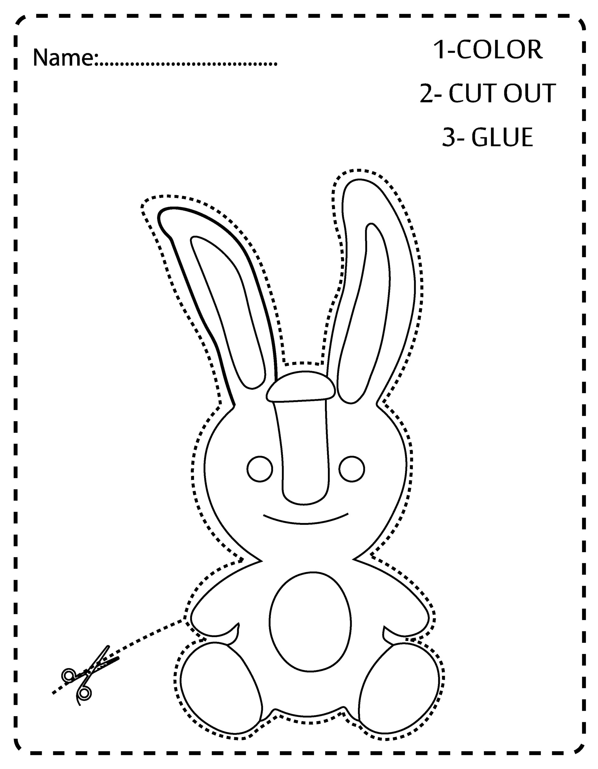 Cut And Paste Easter Activities For Kids Made By Teachers
