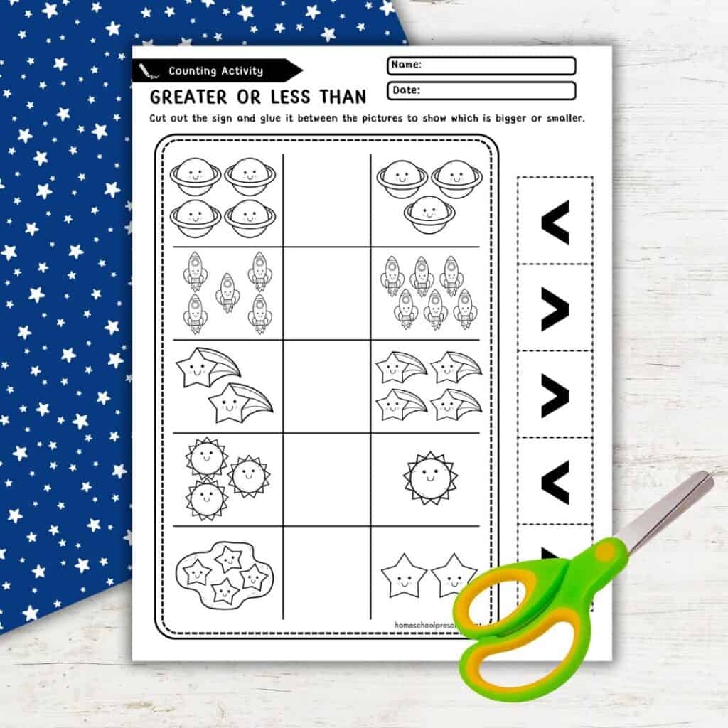 Cut And Paste Math Worksheets For Hands On Learning Fun