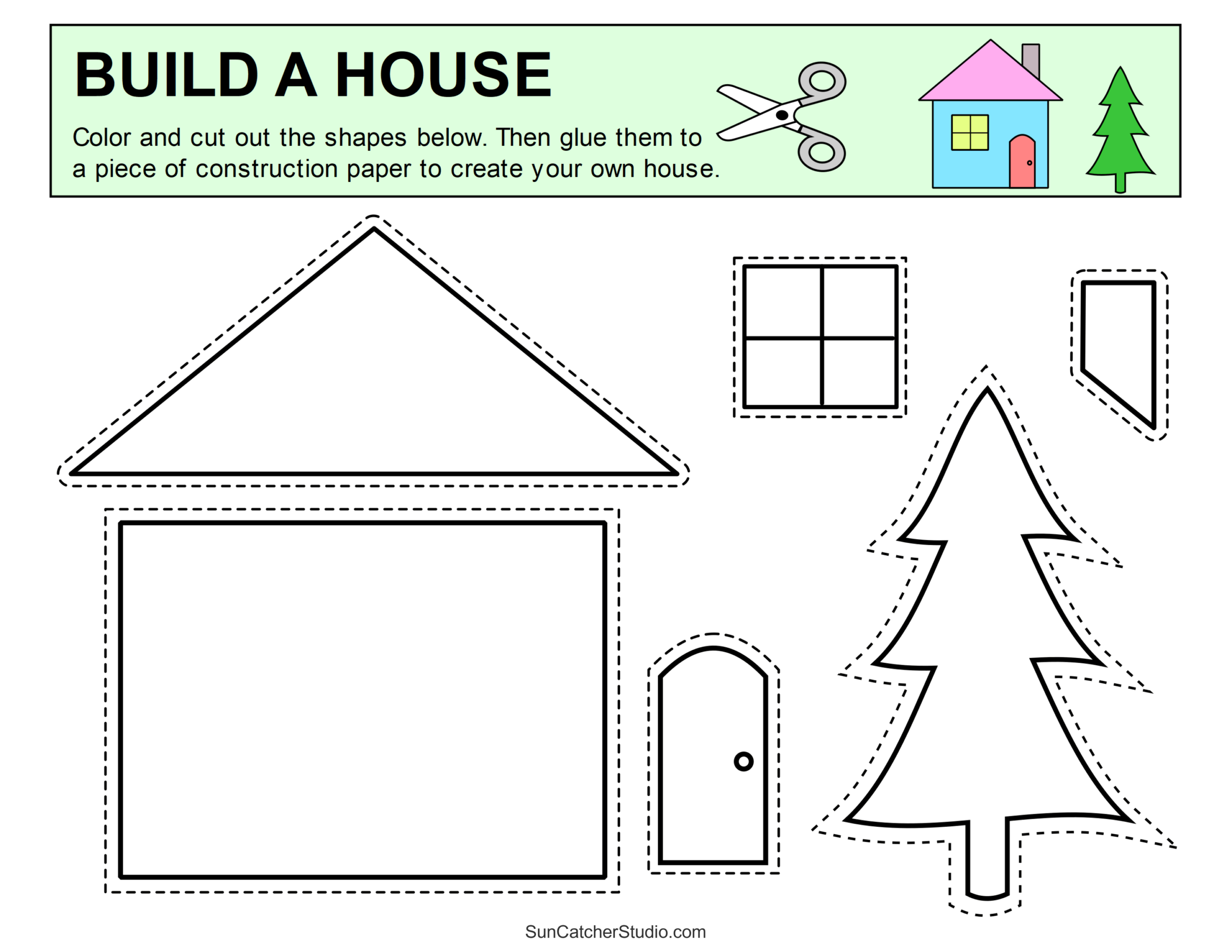 Cut And Paste Worksheets Printable Activities For Kids Free Printables Lettering SVG Files Tools Apps