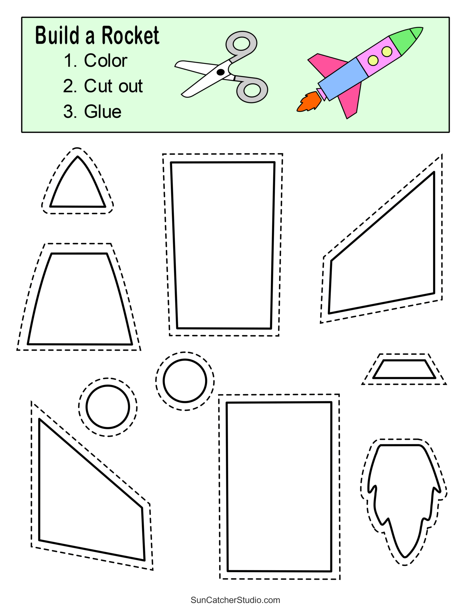 Cut And Paste Worksheets Printable Activities For Kids Free Printables Lettering SVG Files Tools Apps