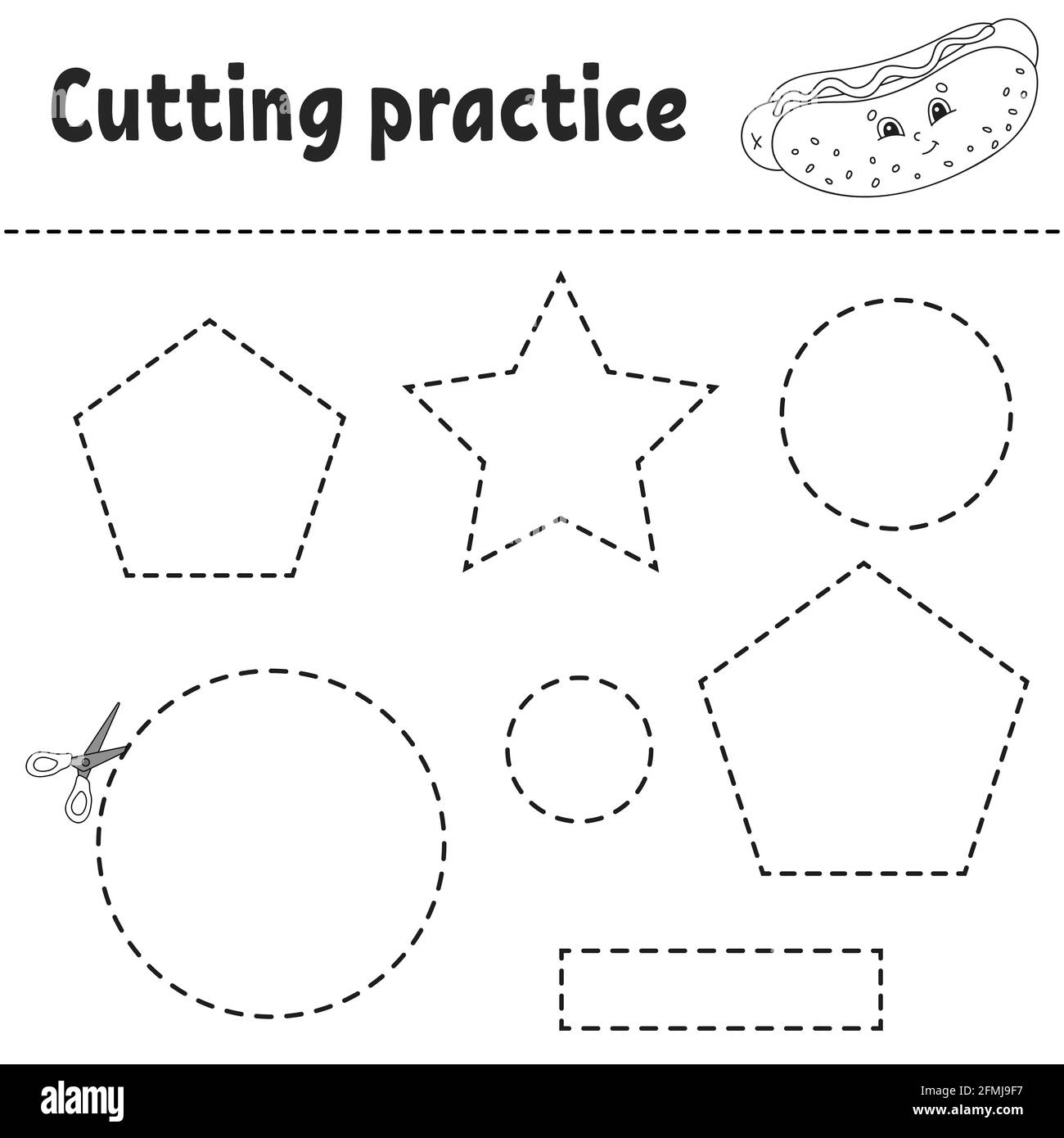 free printable cutting practice worksheets