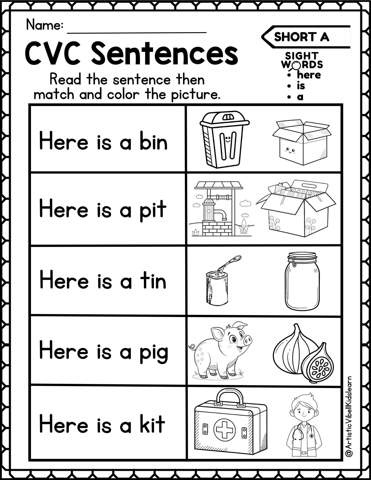 Cvc Word Fluency Worksheets 1st Grade Sentences Cvc Reading Printable Instant Download Kindergarten Teacher Resources Digital Download Etsy Hong Kong Cvc Word Fluency Worksheets 1st Grade Sentences Cvc Reading Printable Instant Download Kindergarten Teacher Resources Digital Download Etsy Hong Kong
