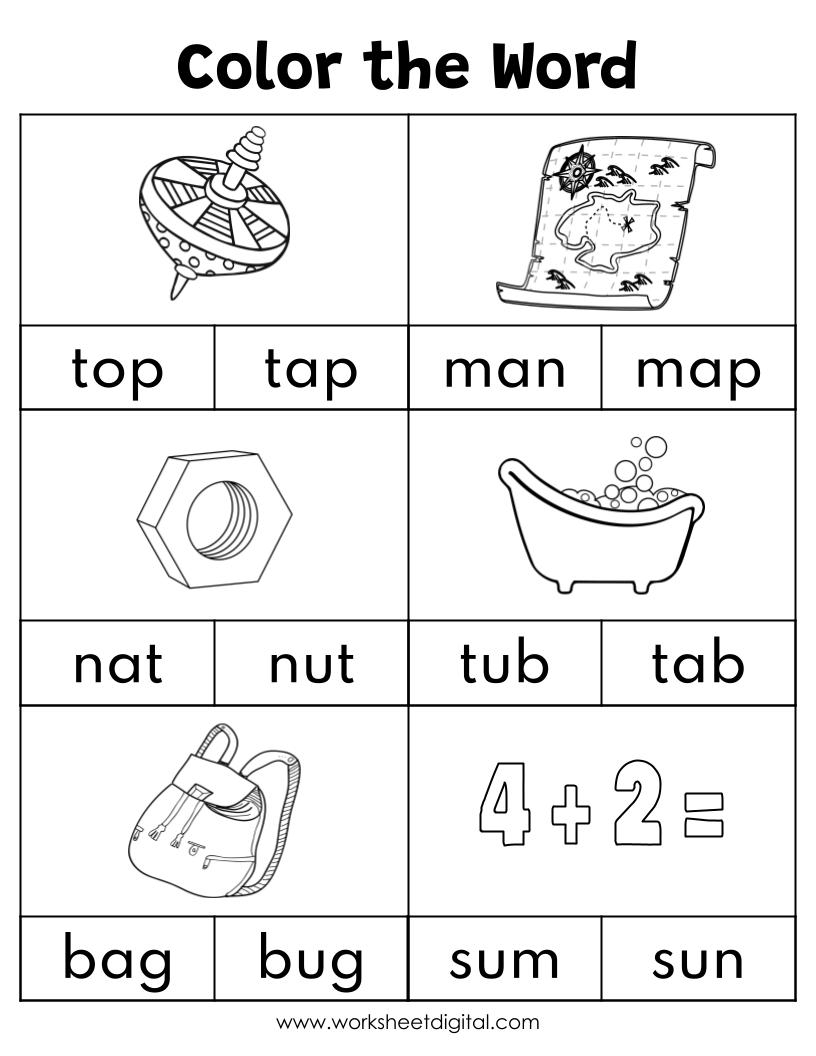 basic phonics worksheets