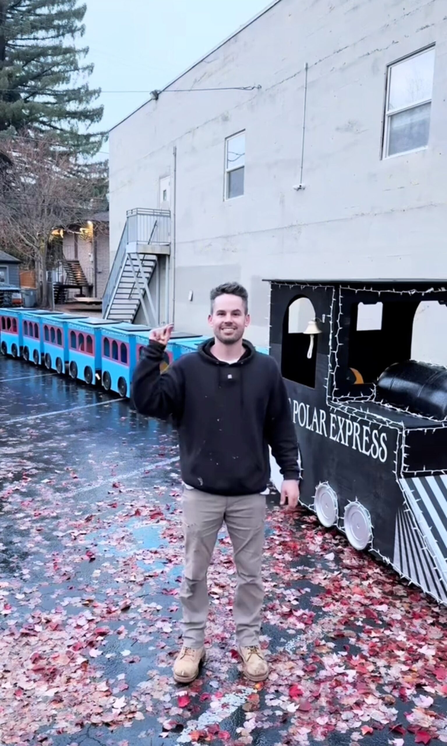 polar express train diy