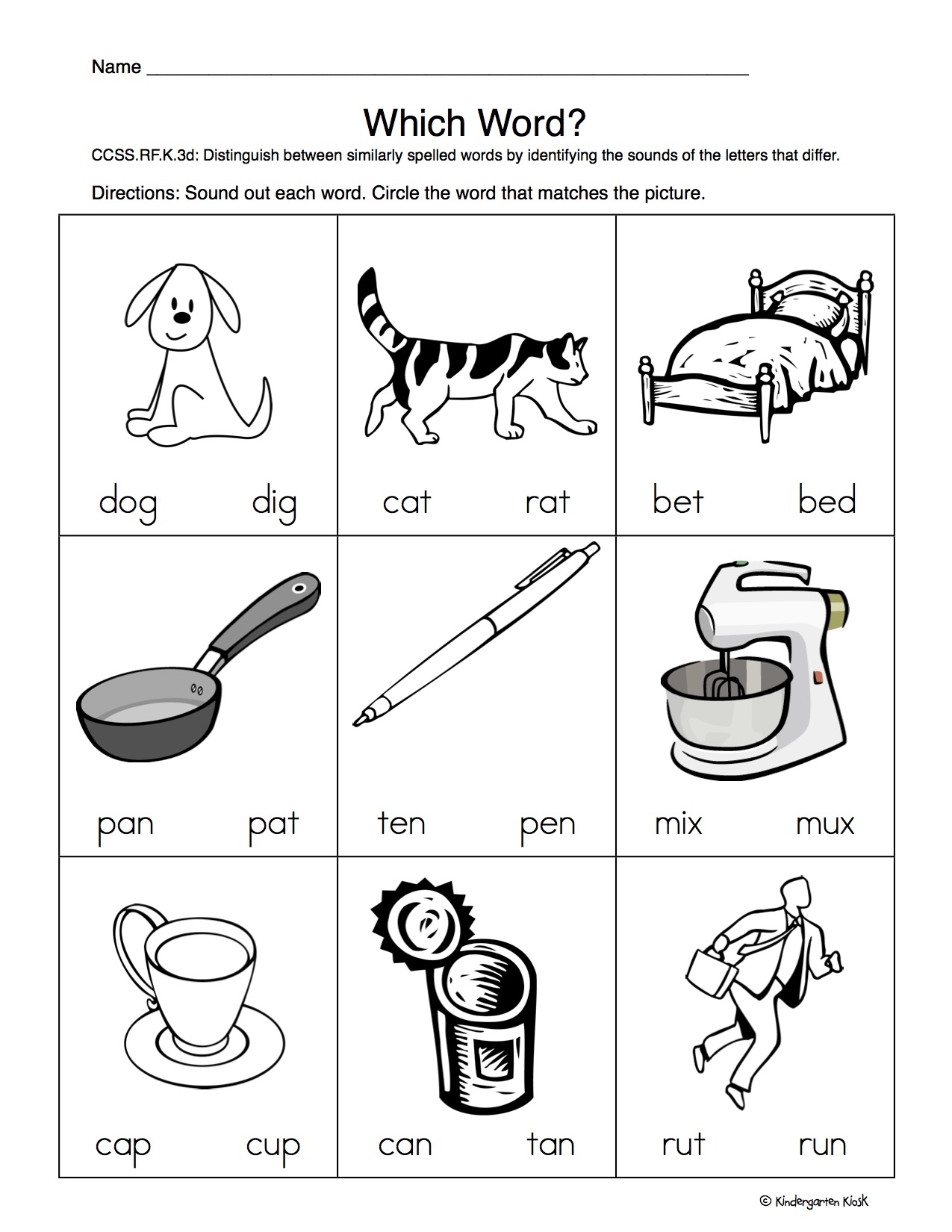 cvc words kindergarten worksheet cvc words kindergarten worksheet