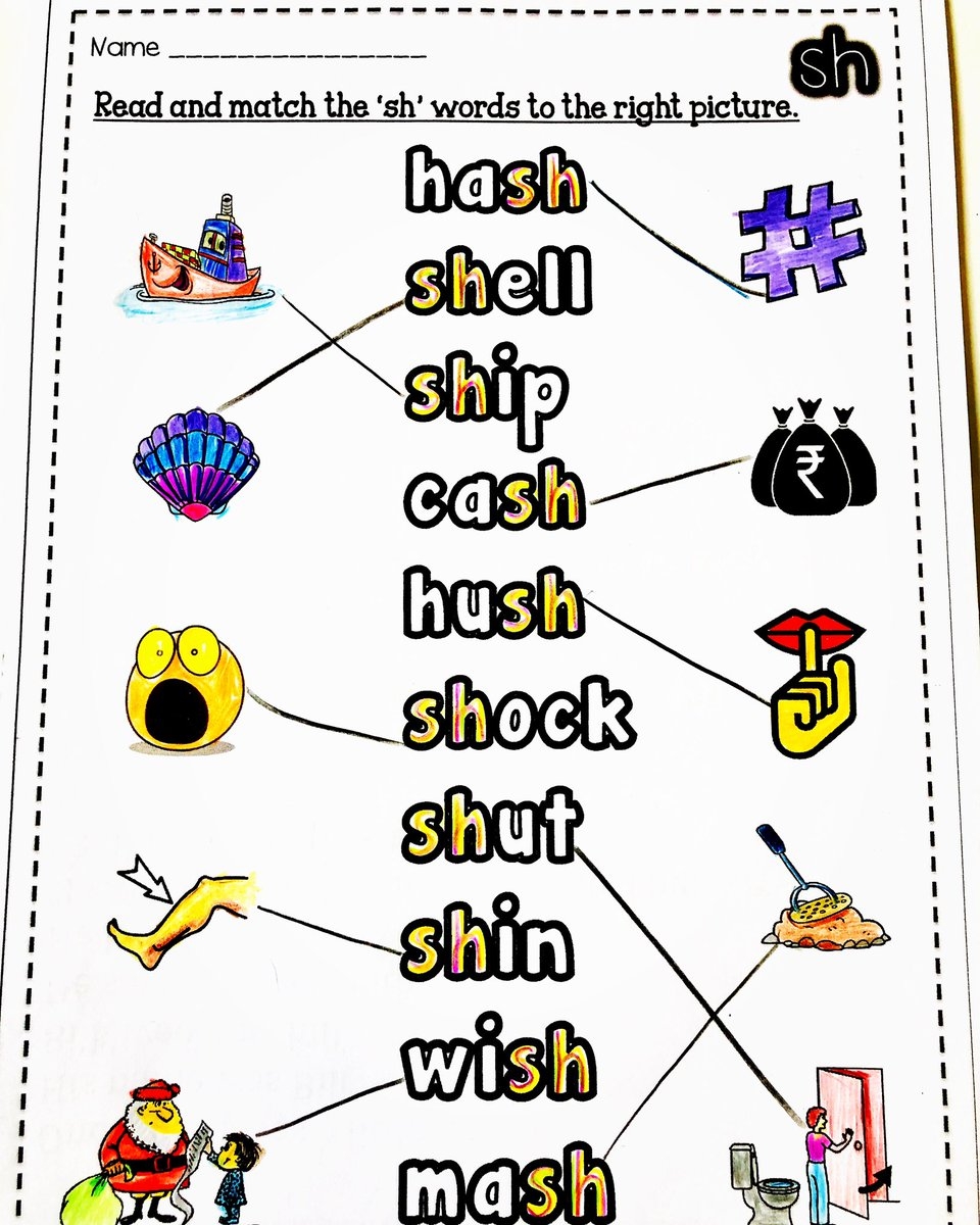 jolly phonics digraphs worksheets
