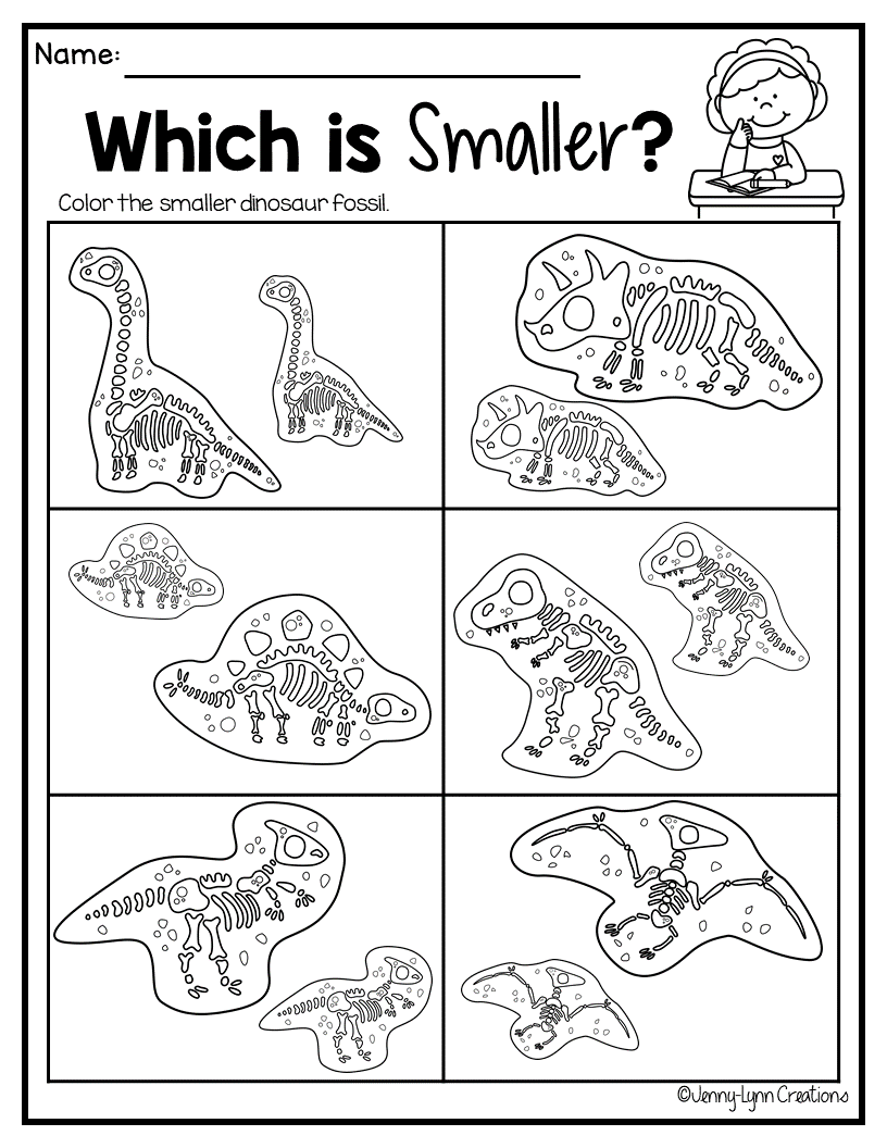 Dinosaur Math Preschool Theme Pack Made By Teachers