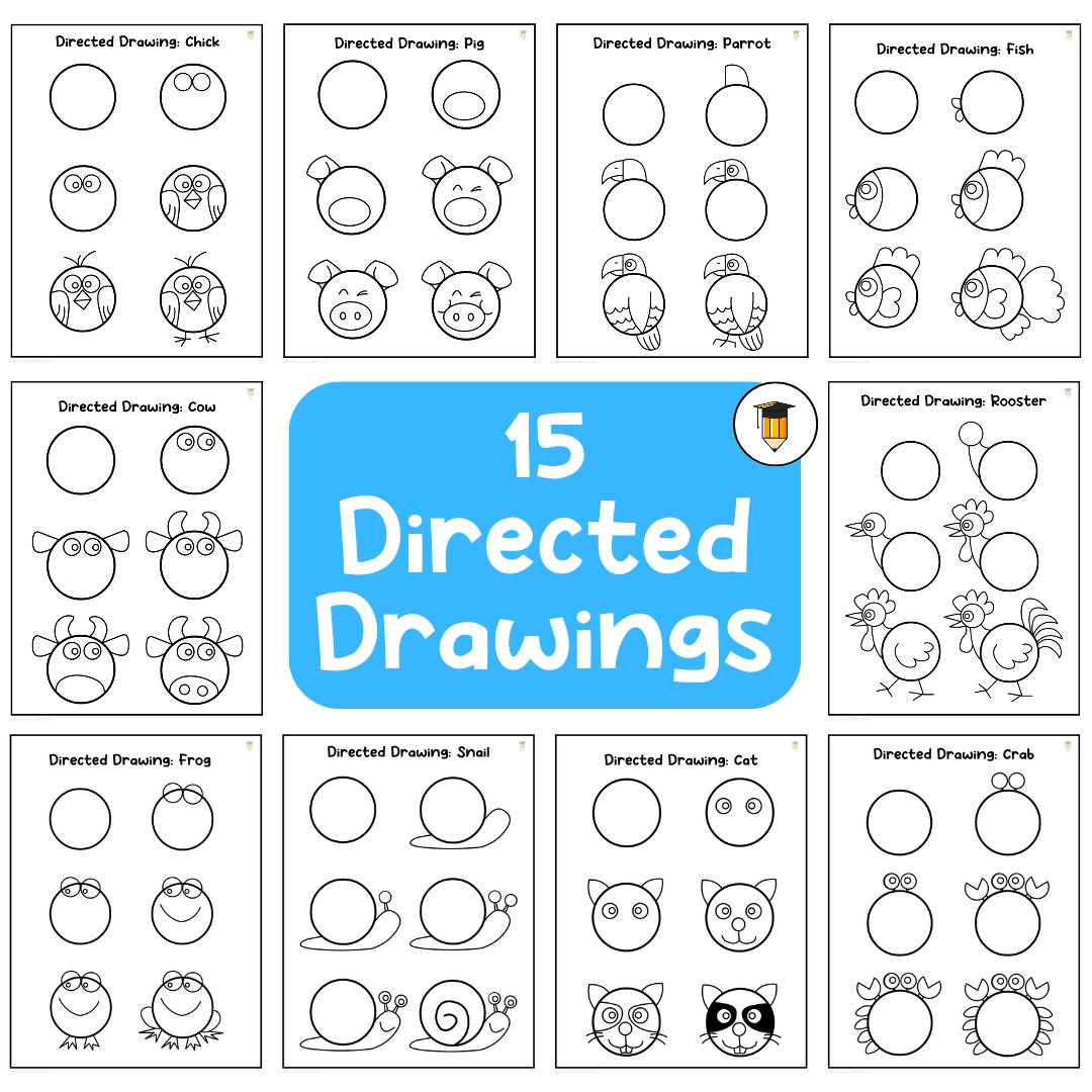 Direct Drawing Drawing Activities For Kids Art Worksheets Summer Camp Printable Art For Kids Drawing Worksheet Kindergarten Art