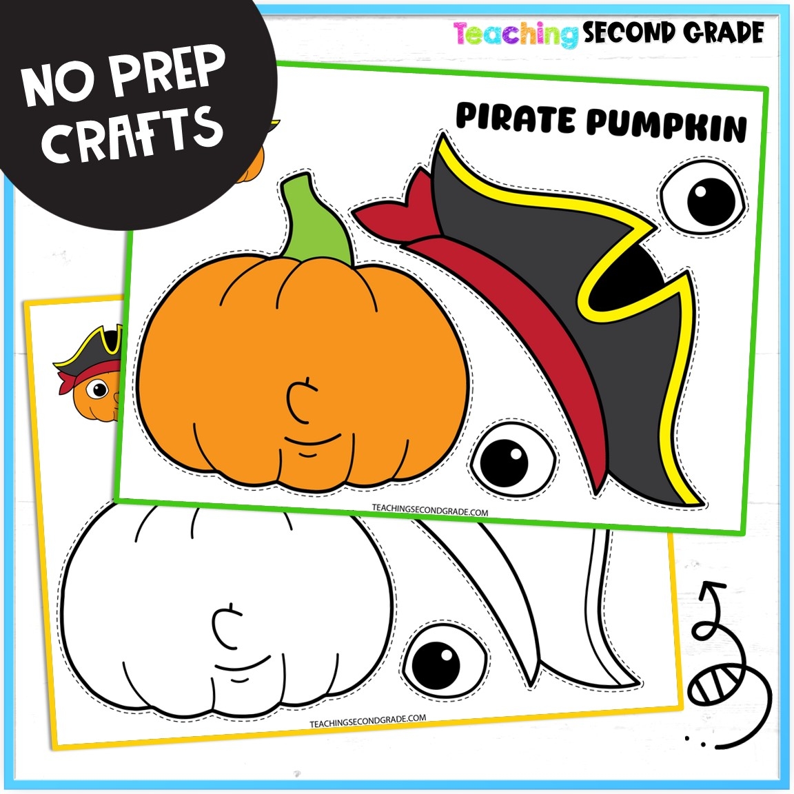 Disguise A Pumpkin Craft Cut And Paste No Prep Template 13 Choices Teaching Ideas Made Easy