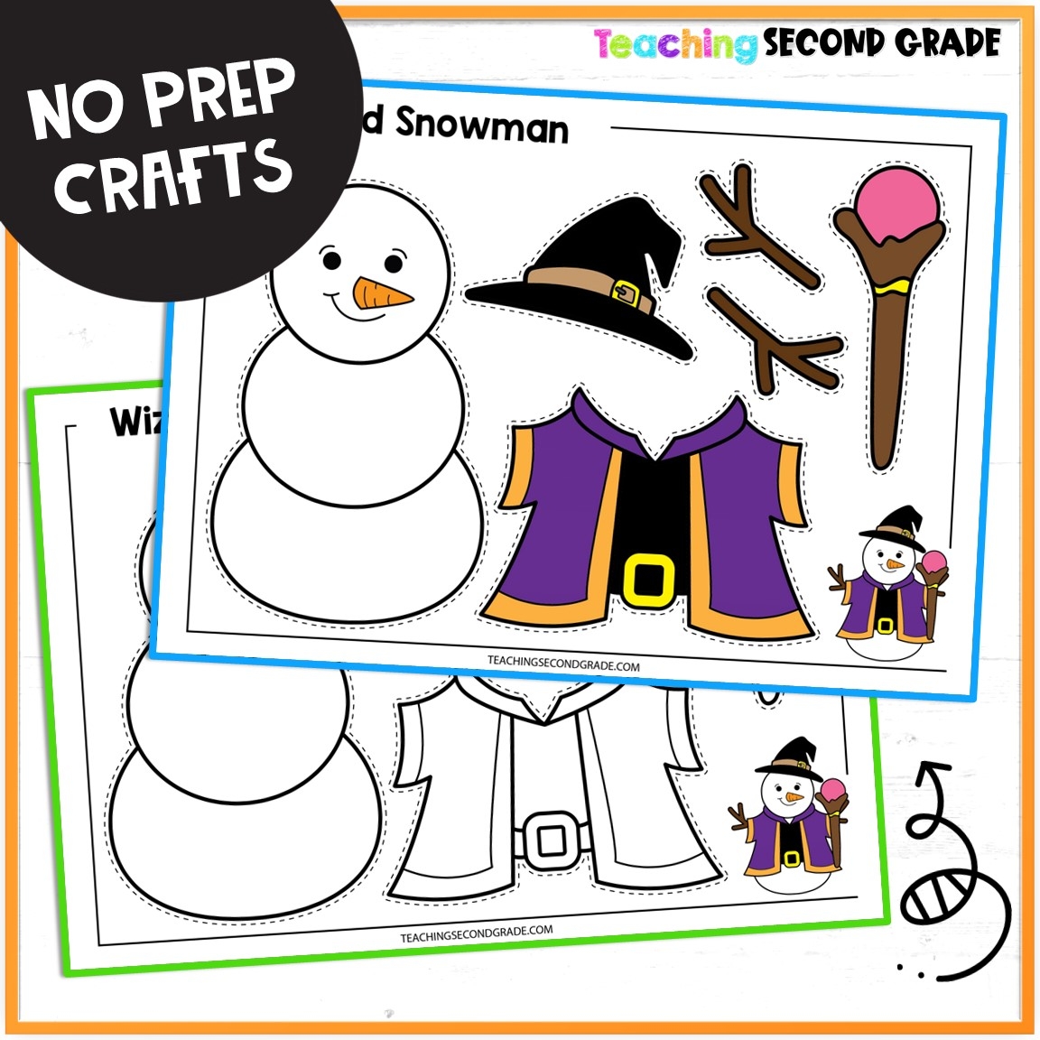 disguise a snowman template