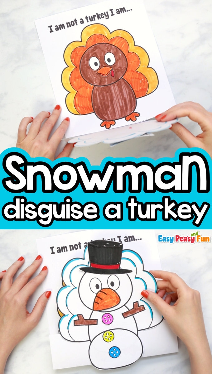 disguise a snowman project