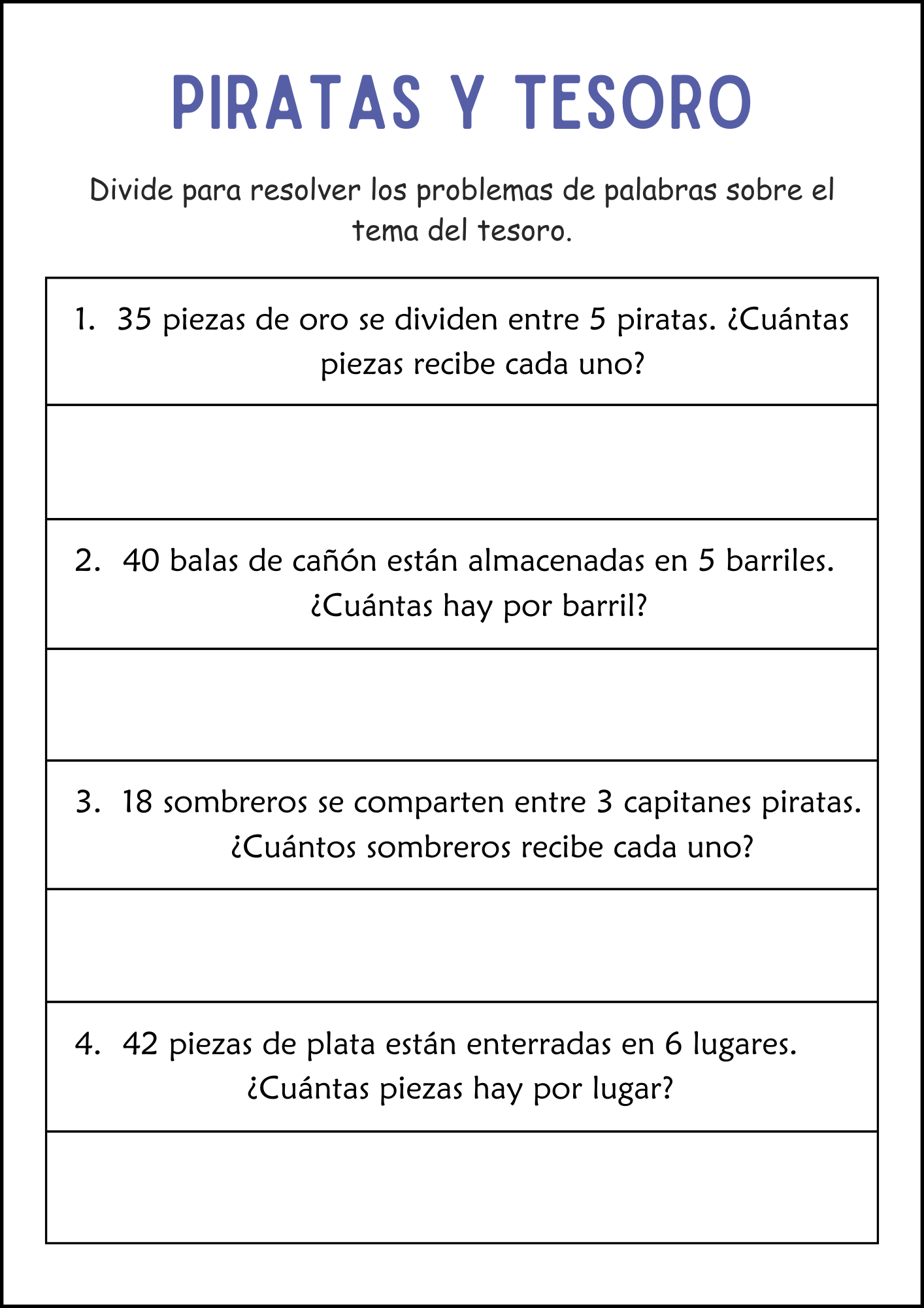 Division And Multiplication Word Problems Math Worksheets In Spanish For Grade 2 Made By Teachers
