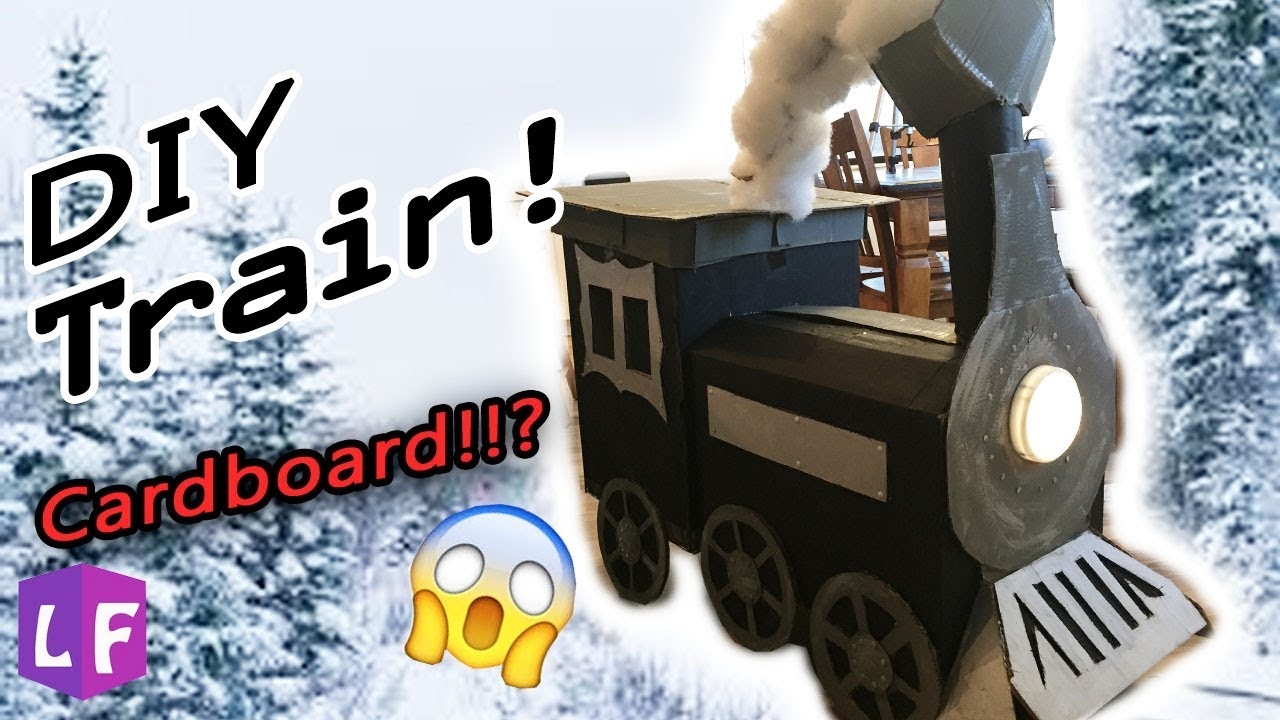 DIY Train cardboard YouTube