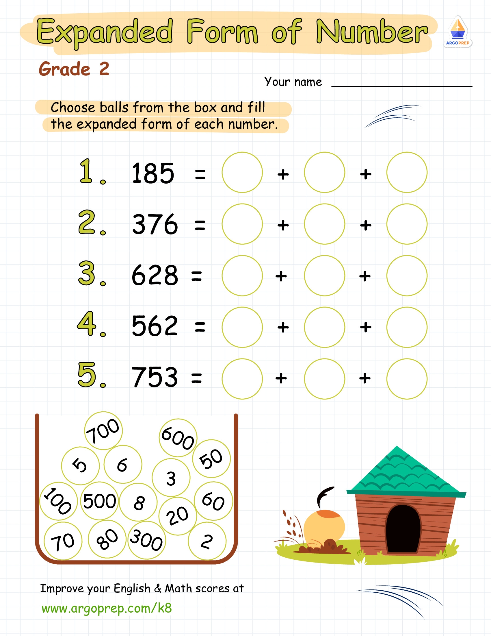 Doggo Really Digs Expanded Form ArgoPrep