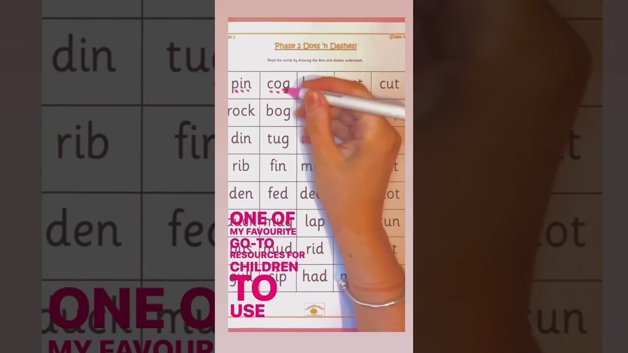 Dots n Dashes Worksheets YouTube