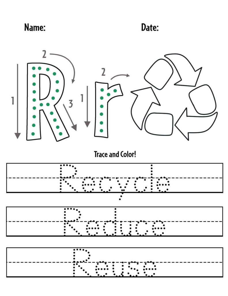 recycle worksheets preschool recycle worksheets preschool