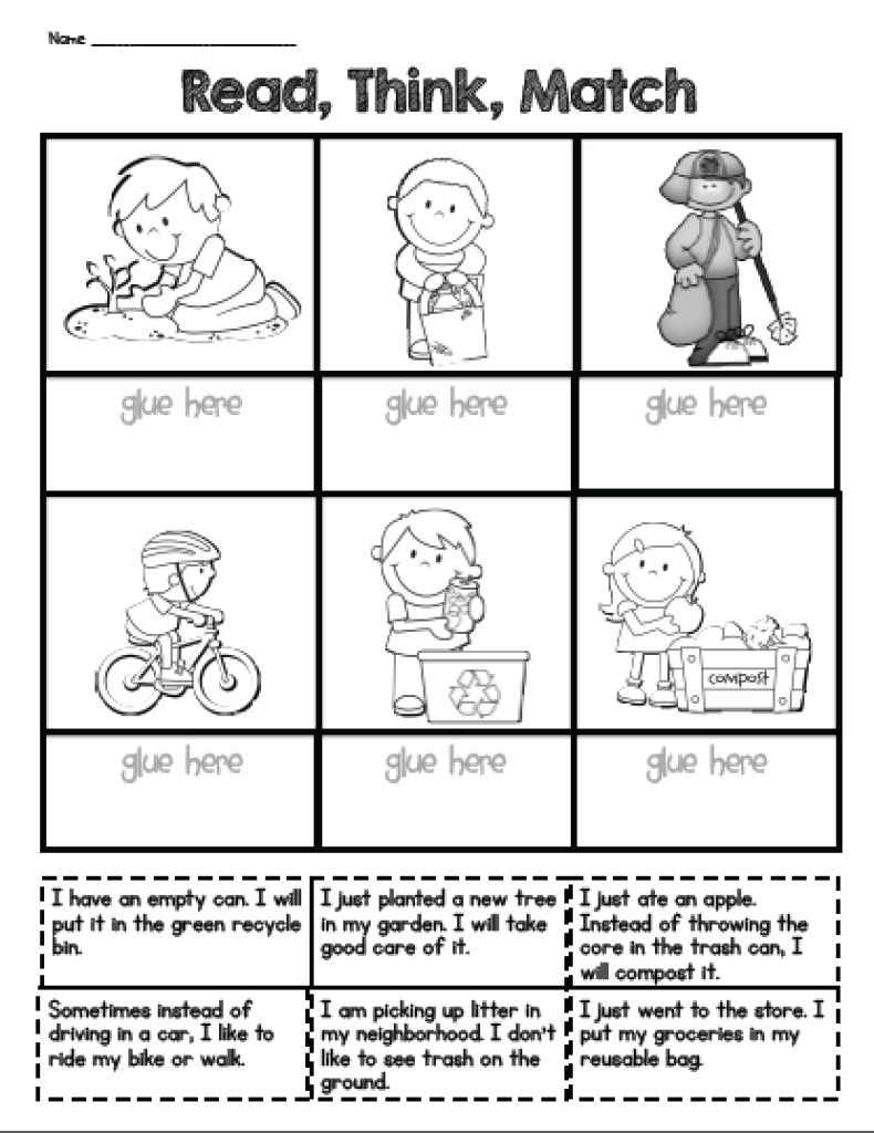 Earth Day Printable Reading Activity Freebie Sarah s Teaching Snippets Earth Day Printable Reading Activity Freebie Sarah s Teaching Snippets