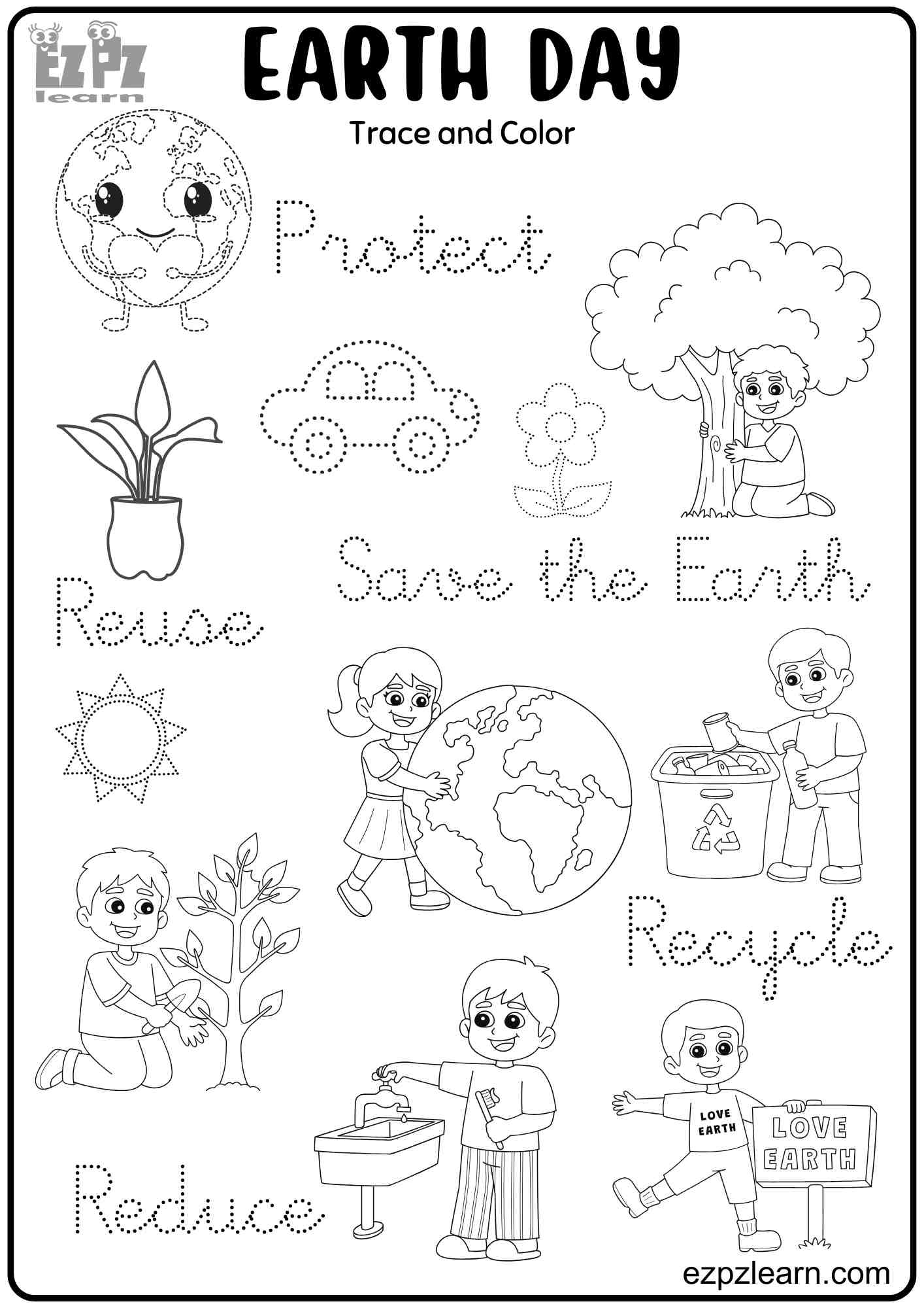 earth day printable worksheets earth day printable worksheets