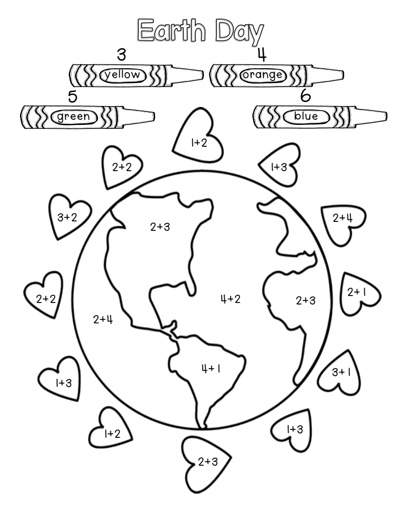 earth day worksheets for kindergarten