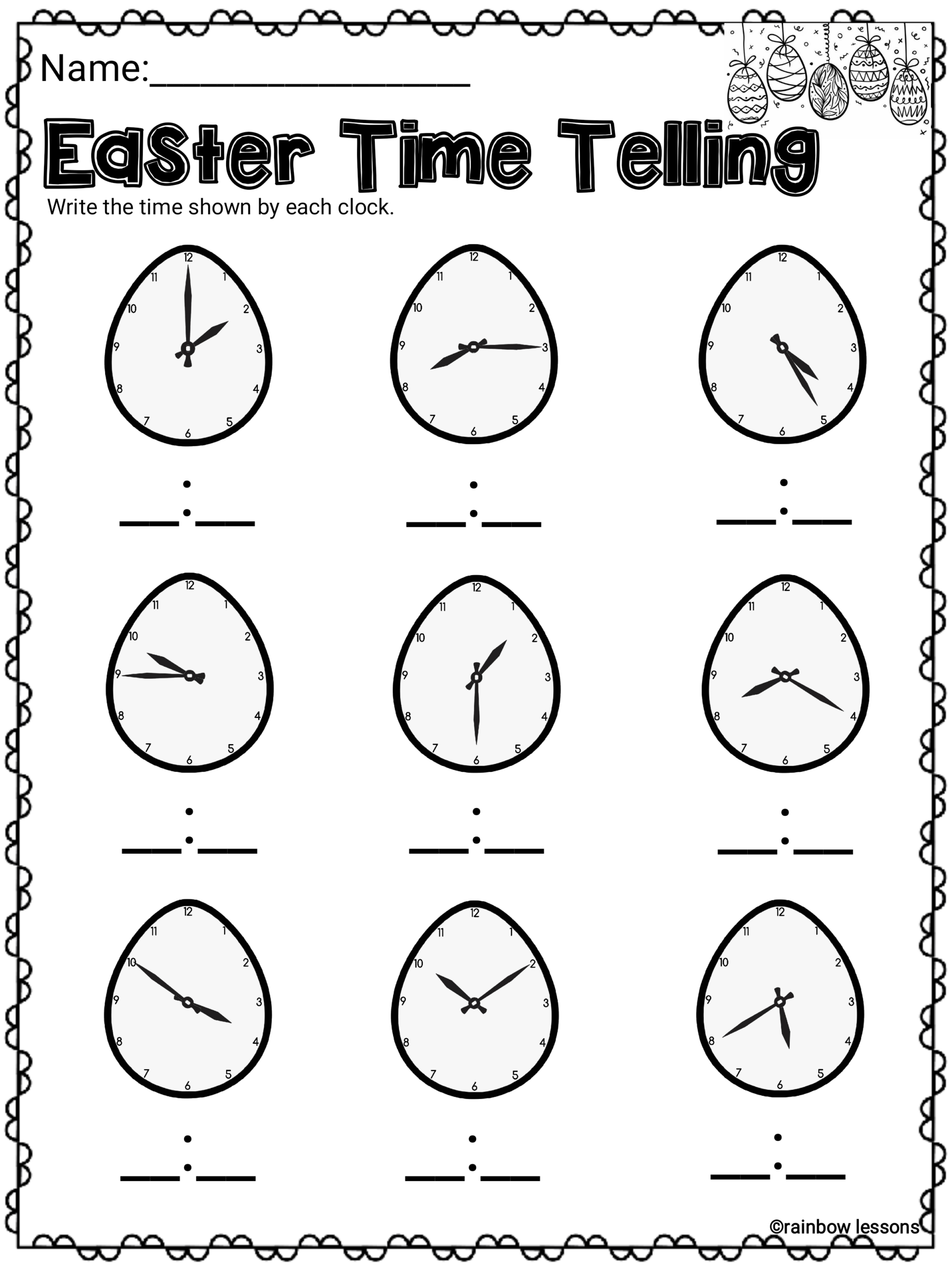 Easter Math And Literacy Worksheets Made By Teachers Easter Math And Literacy Worksheets Made By Teachers