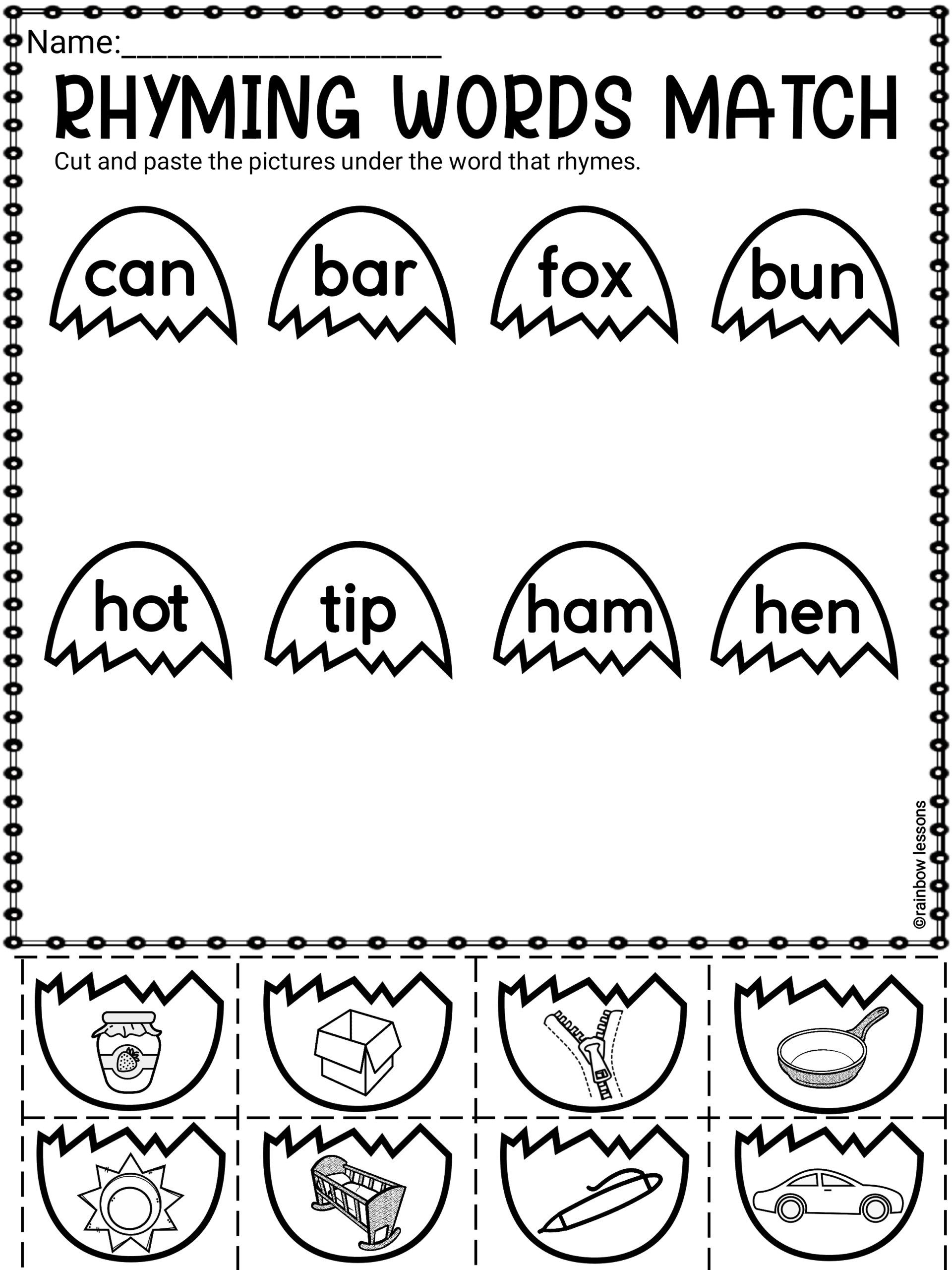 Easter Math And Literacy Worksheets Made By Teachers
