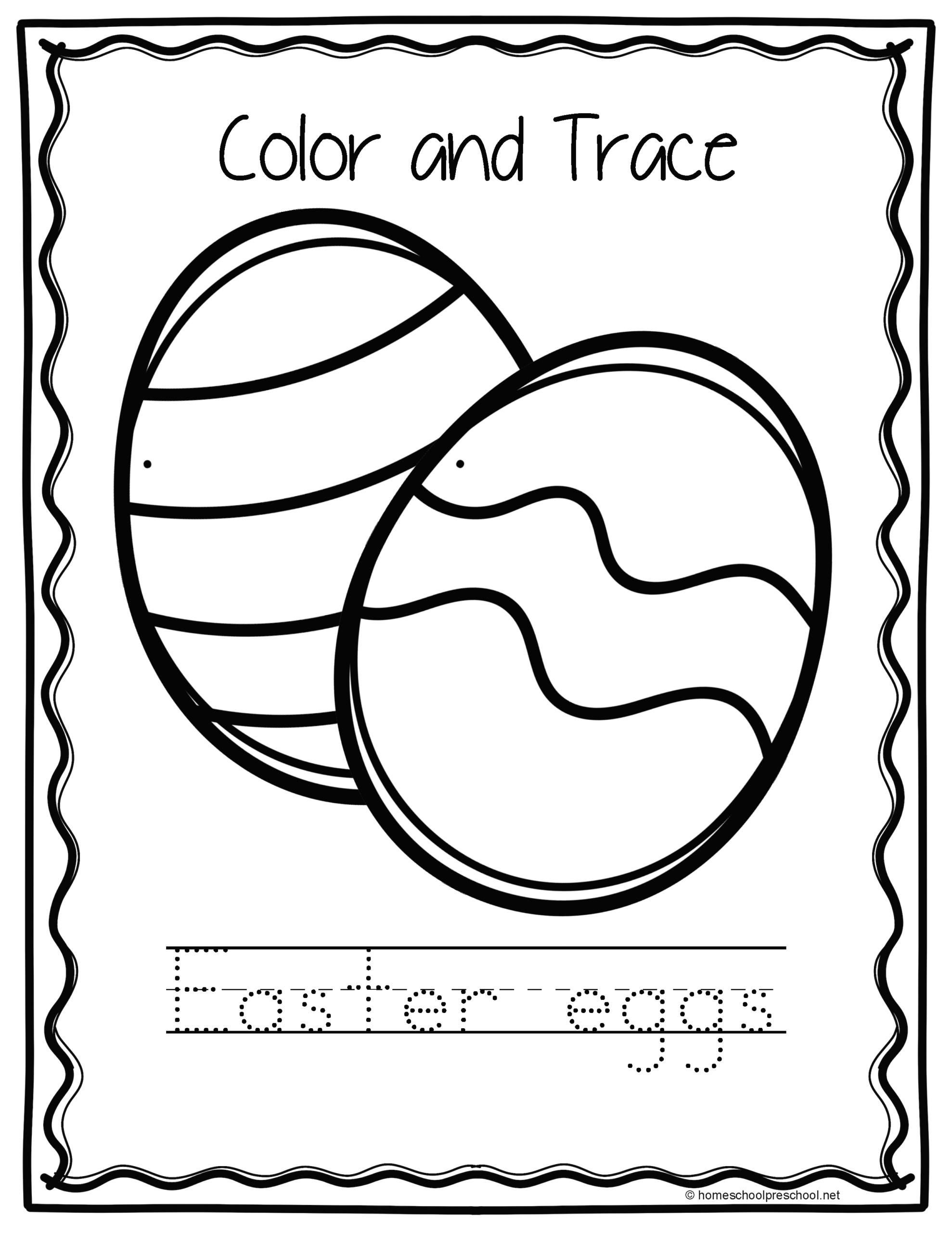 Easter Worksheets For Preschool Homeschool Preschool Shop