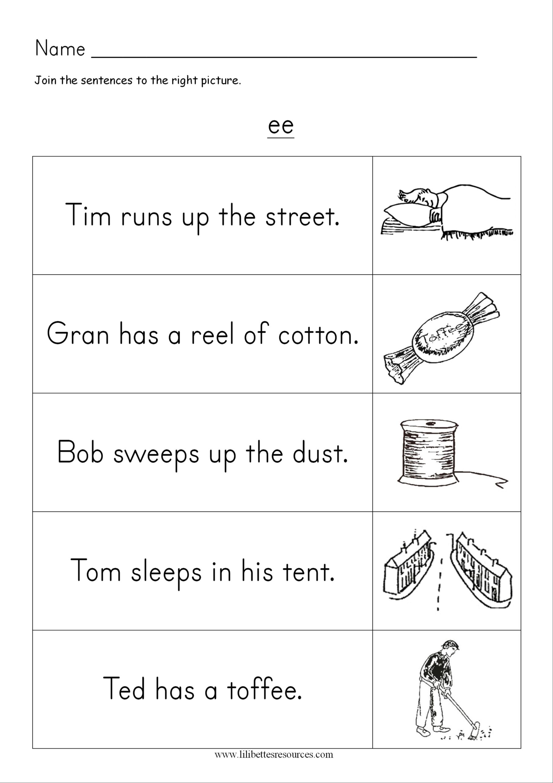 Ee Phonics Worksheets SOUND IT OUT PHONICS