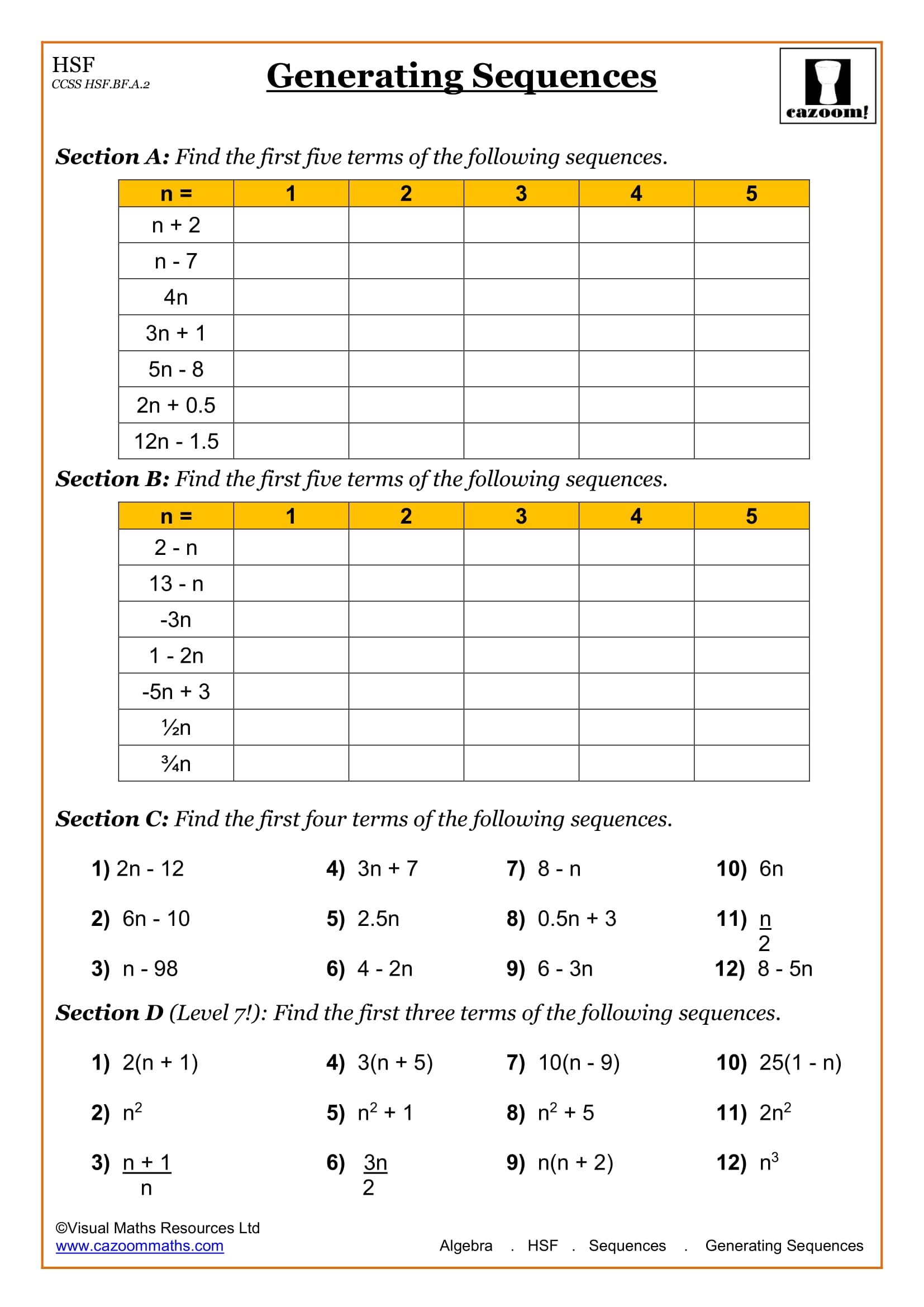 Eighth Grade Math Worksheets Free Printable Beestar Worksheets Library