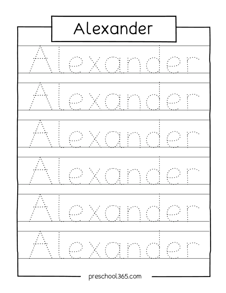 preschool name tracing worksheets preschool name tracing worksheets
