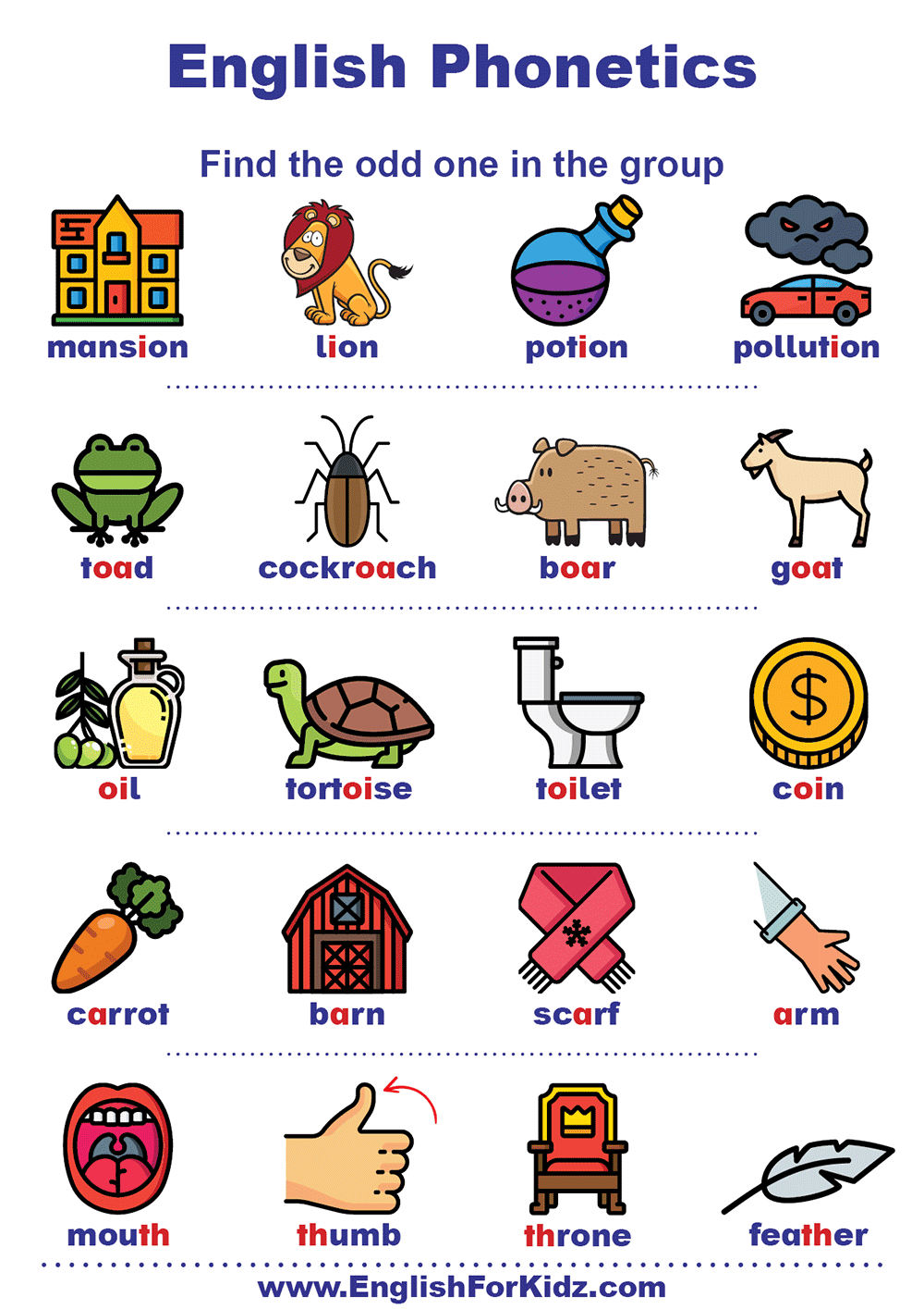 english phonics worksheets