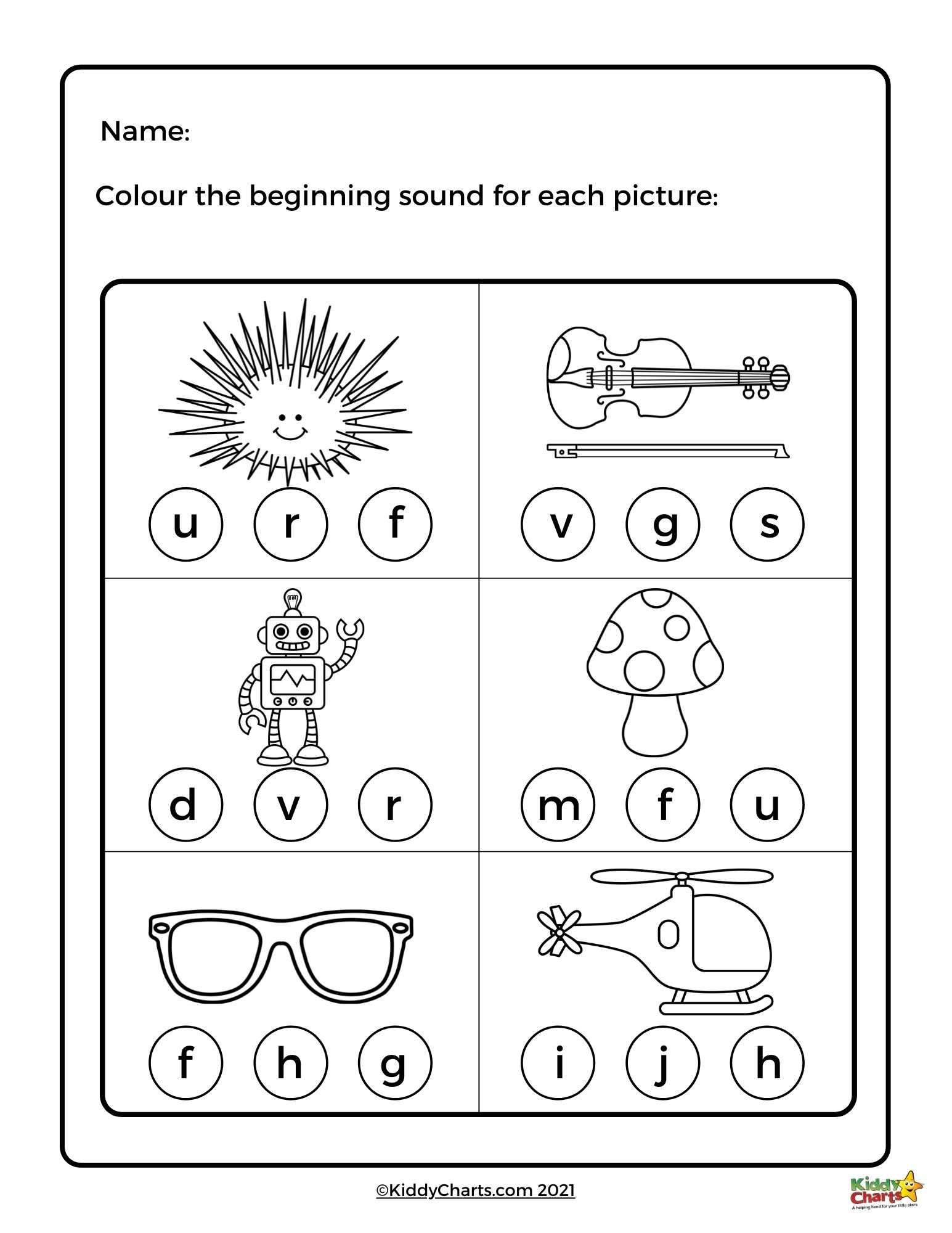 English Worksheets For Phonics Beginning Sounds KiddyCharts Shop English Worksheets For Phonics Beginning Sounds KiddyCharts Shop