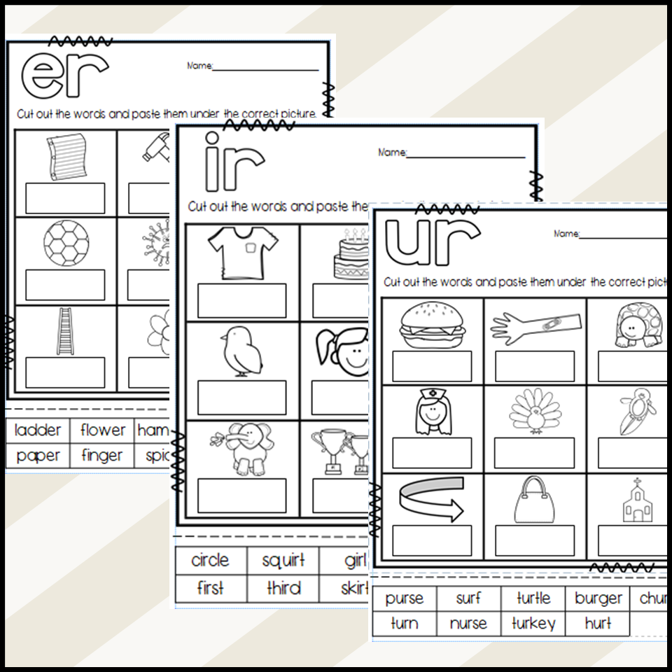 ER IR And UR Phonics Worksheets Made By Teachers